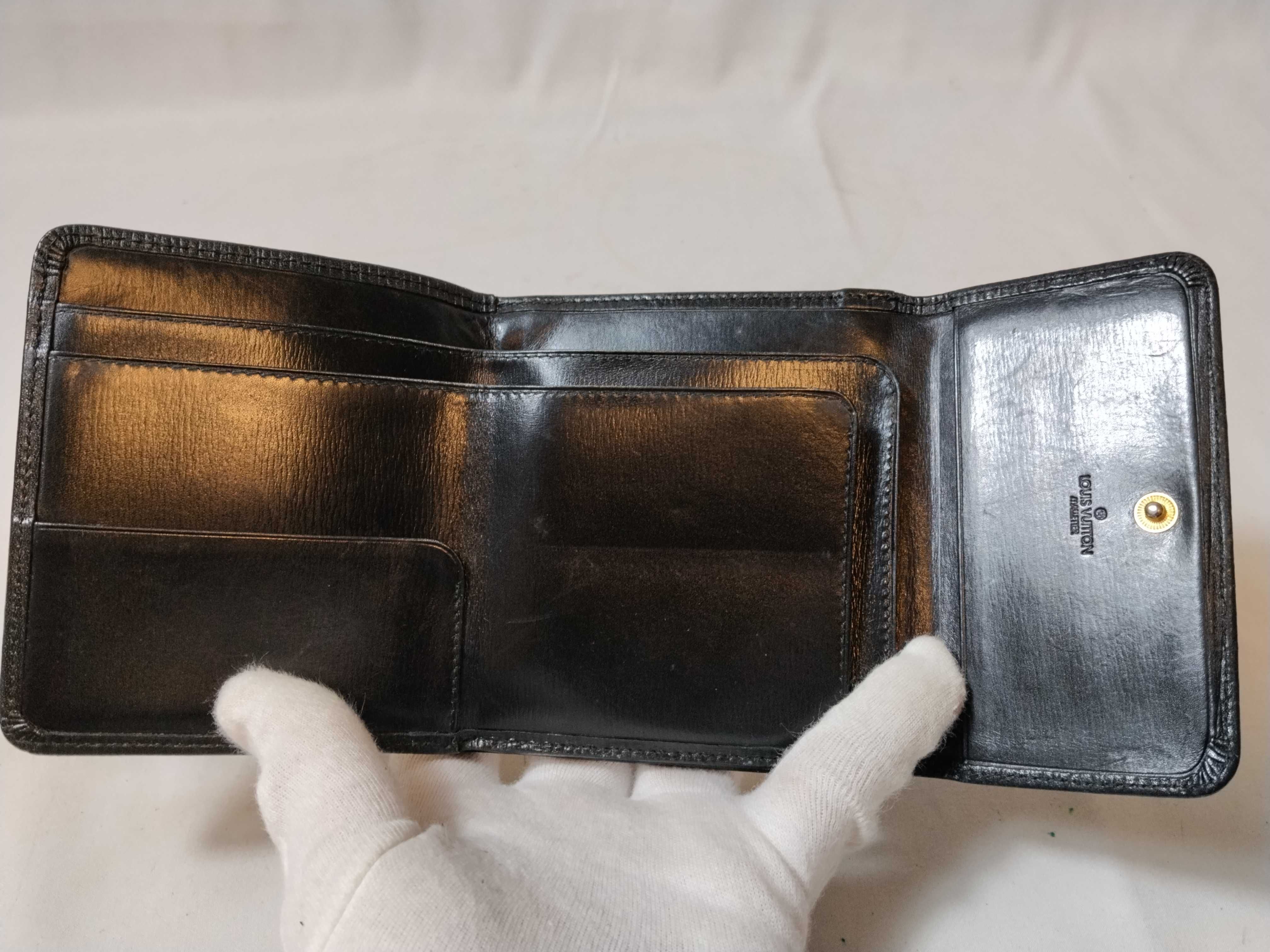 Epi Leather Wallet with Double Snap Closure — view 7