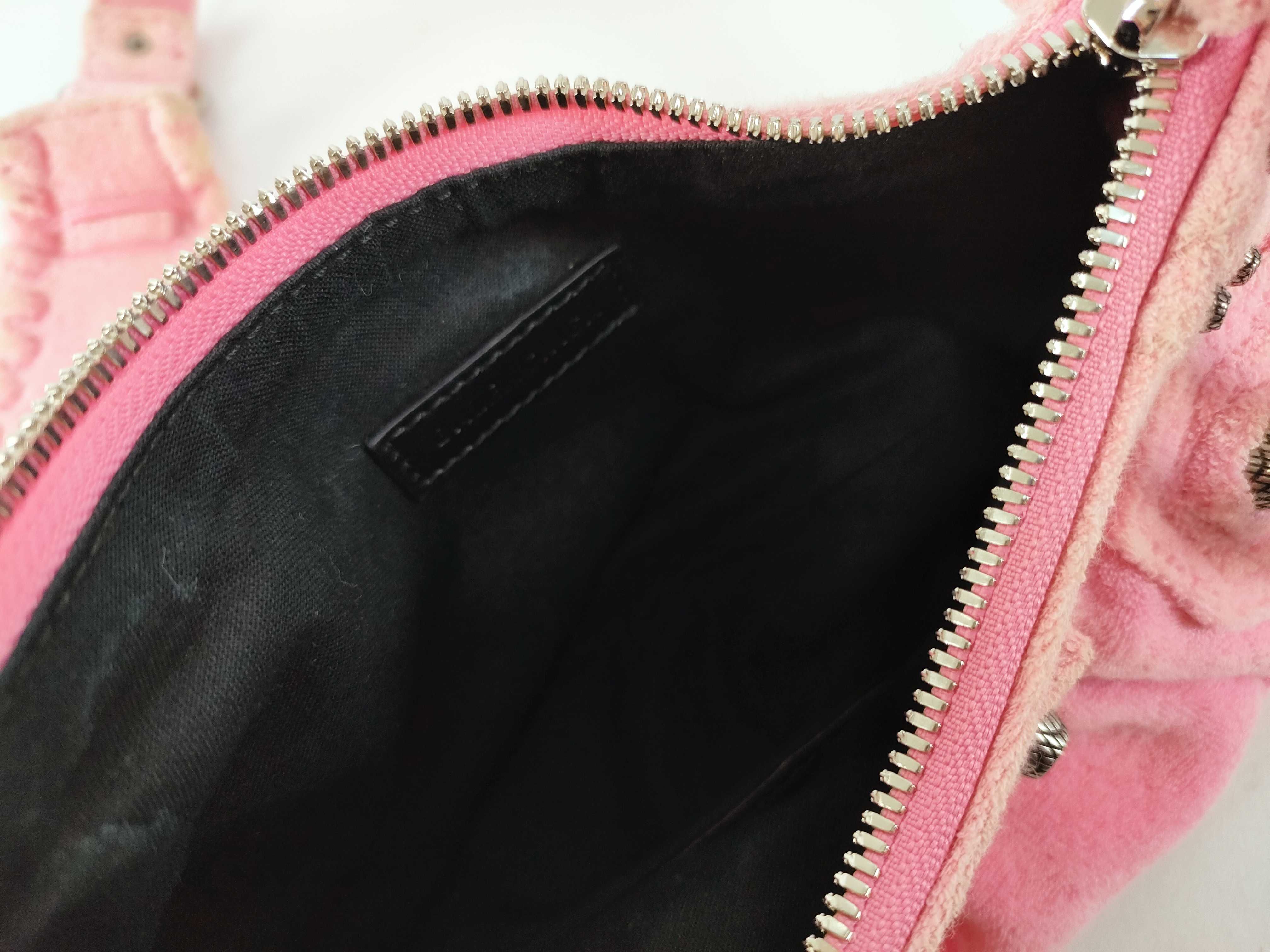 Le Cagoule Mini Pink Terry Cloth Shoulder Bag 671309.5812.O.002123 — view 11