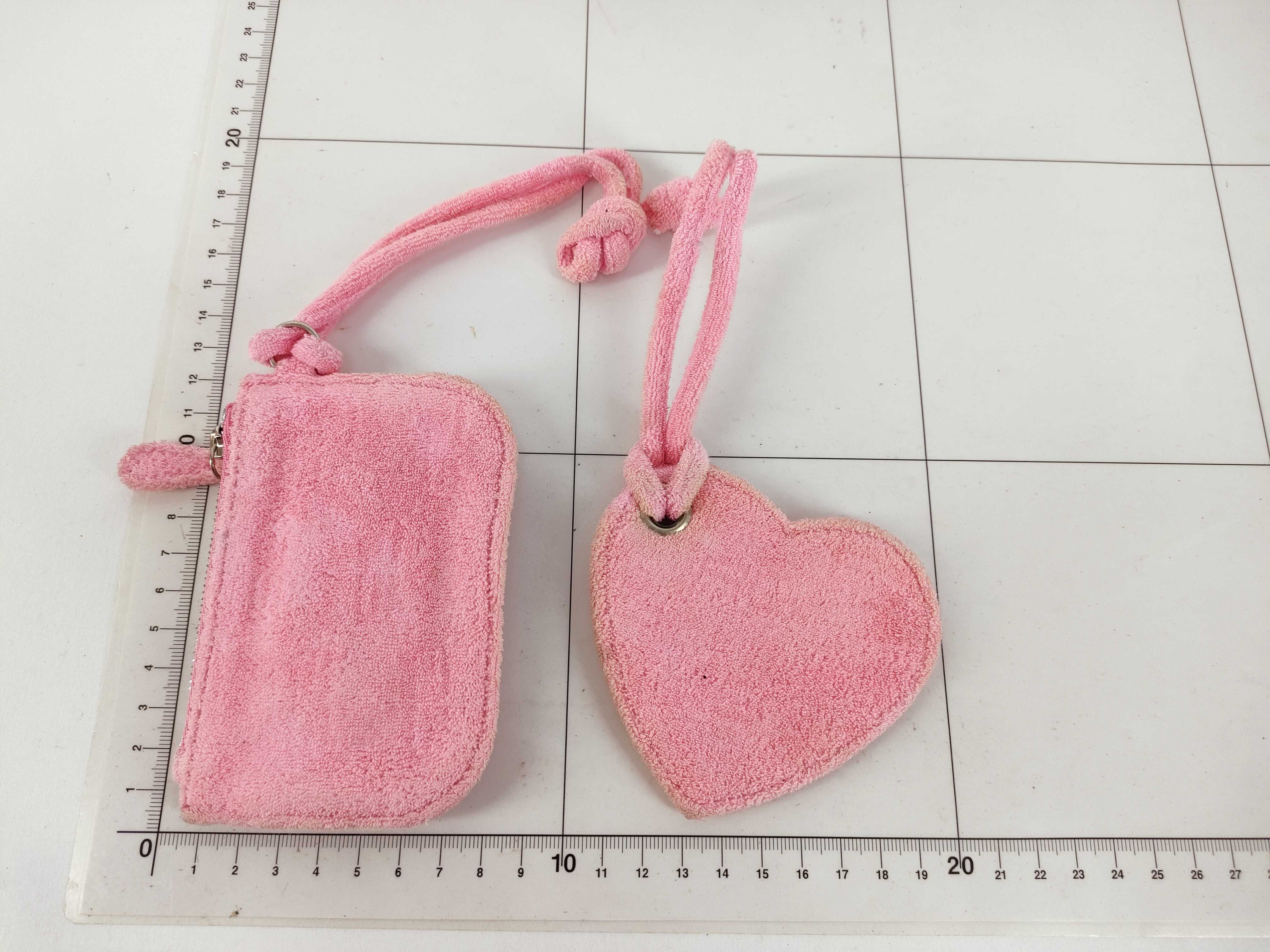 Le Cagoule Mini Pink Terry Cloth Shoulder Bag 671309.5812.O.002123 — view 14