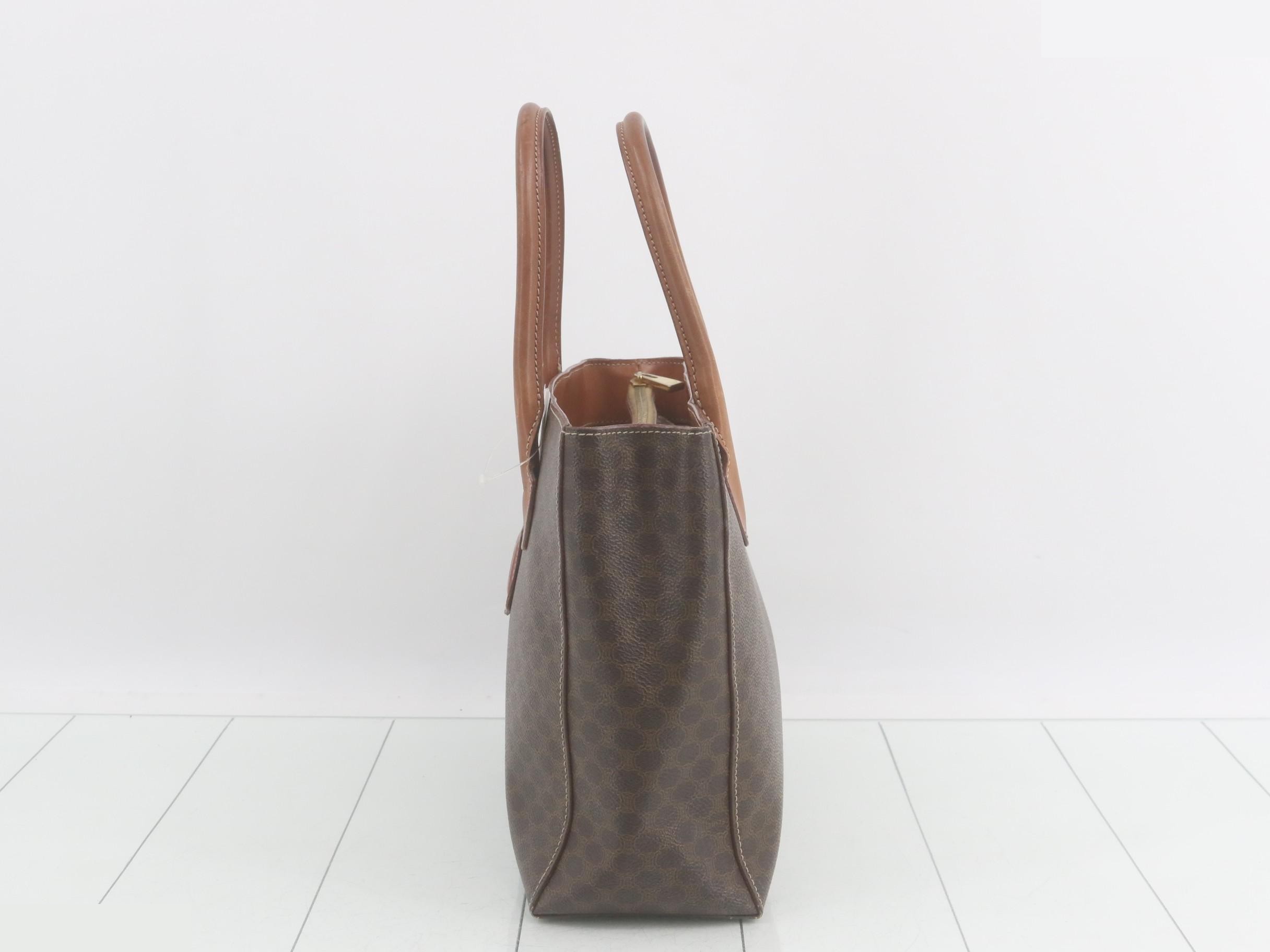 Macadam Logo Shopper Tote, Brown, 30 x 23 x 10 cm — view 3
