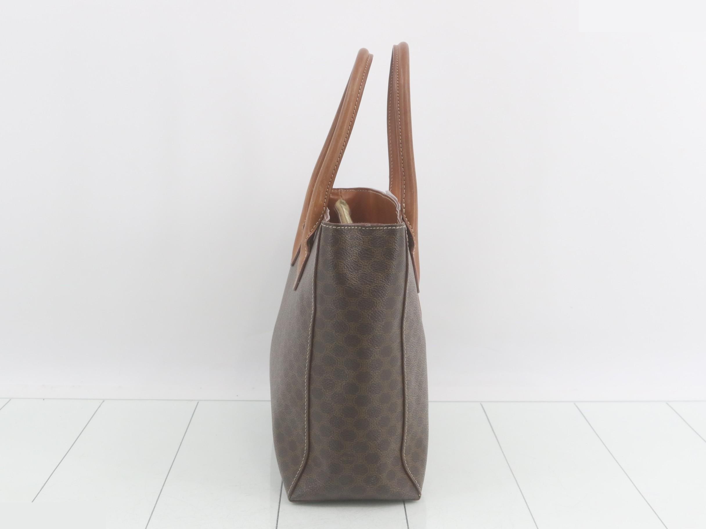 Macadam Logo Shopper Tote, Brown, 30 x 23 x 10 cm — view 4