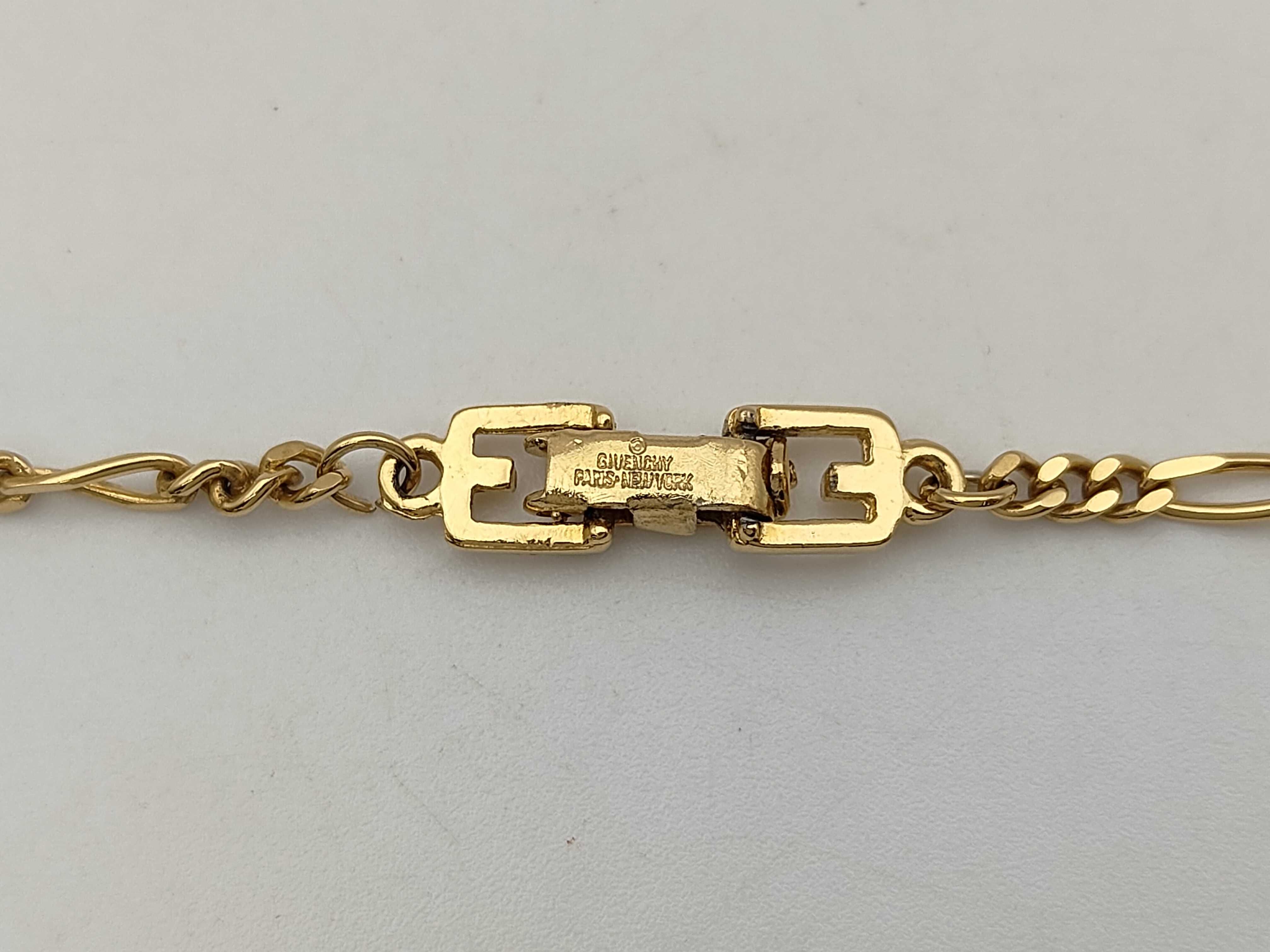 (Givenchy) Cuban link chain gold necklace — view 4