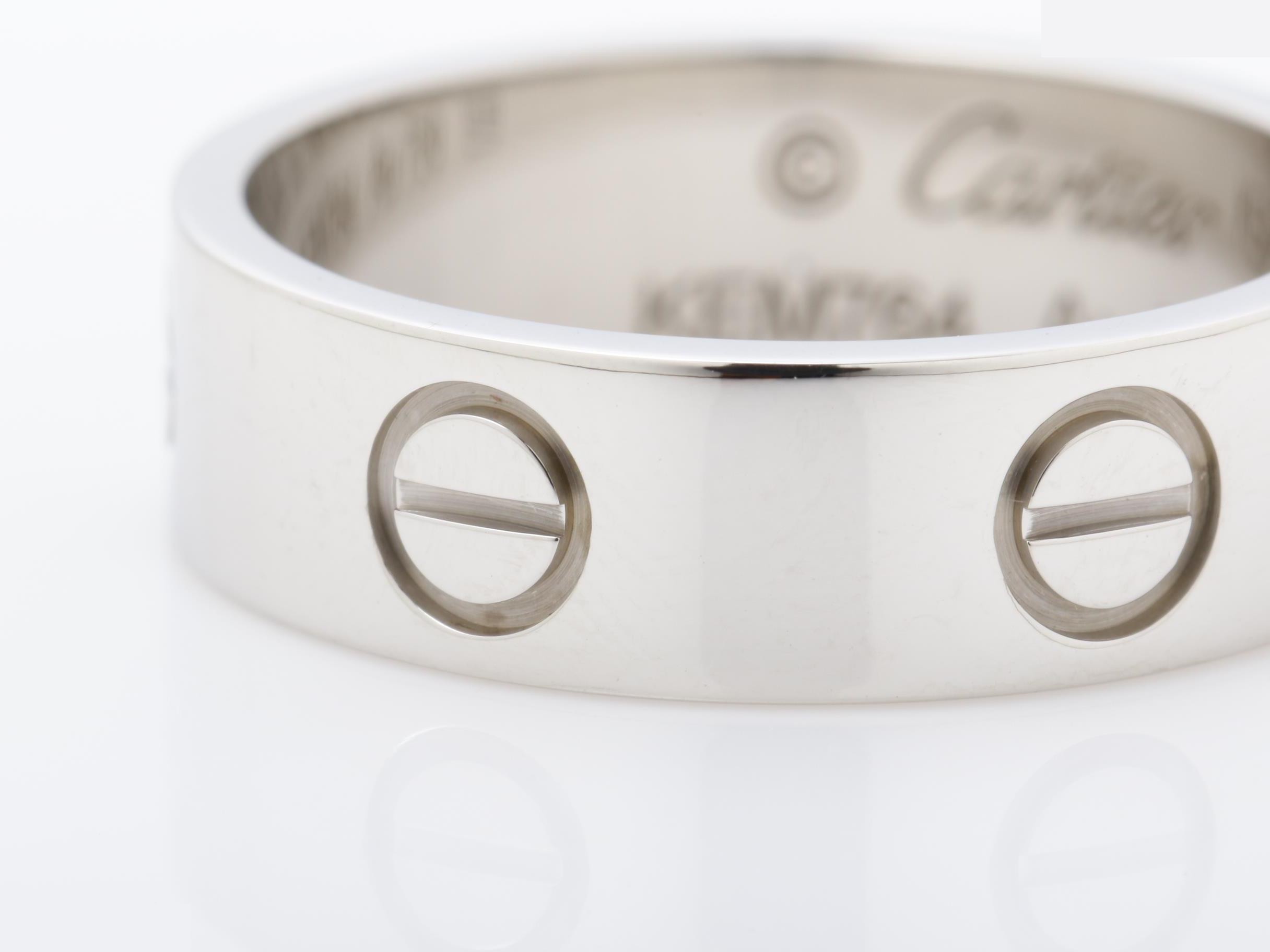 Au750WG Love Ring 53 6.0g — view 3