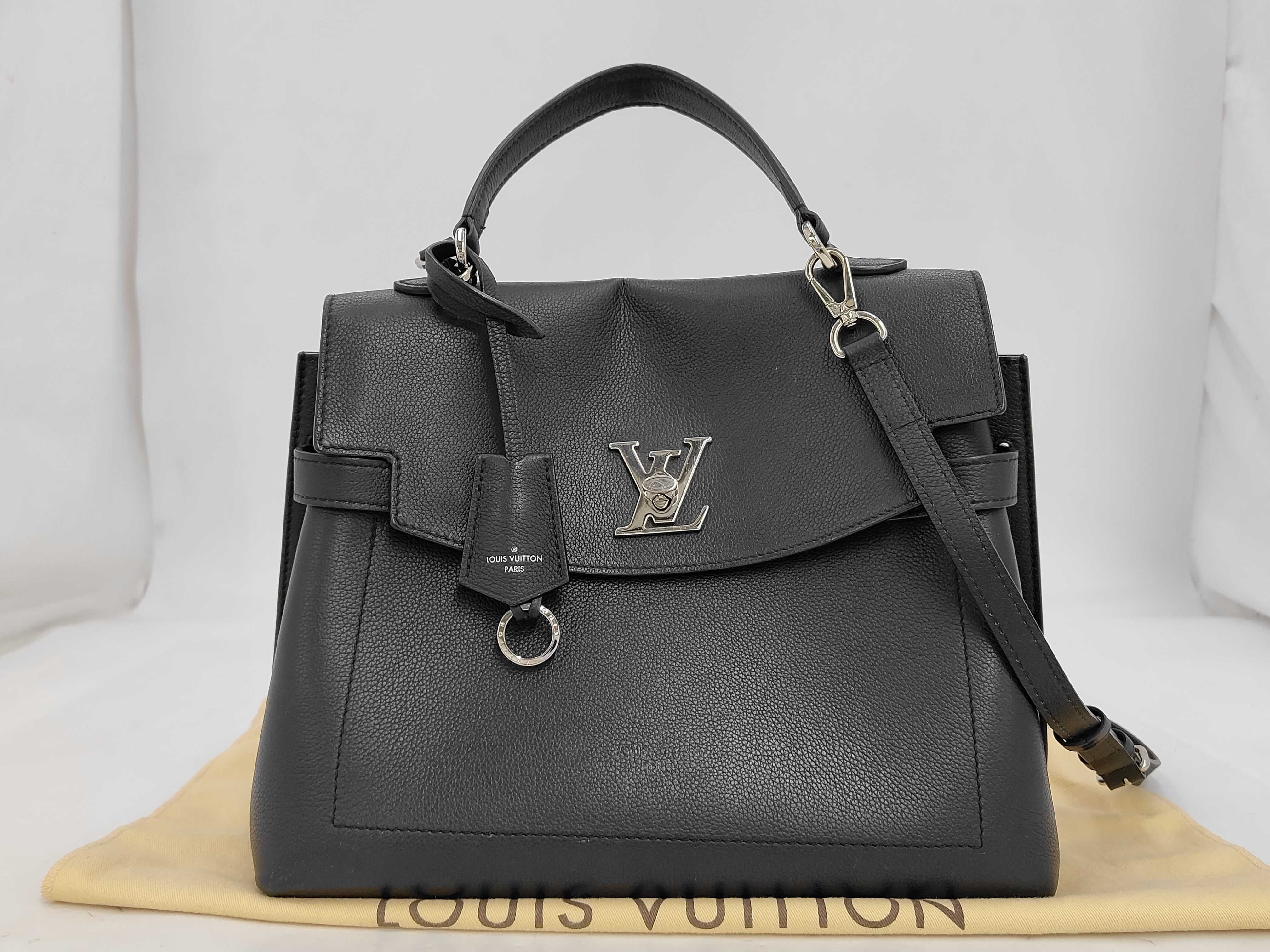 LV Lockme Ever MM Black M51395 DU3198 Dust Bag Shoulder Bag