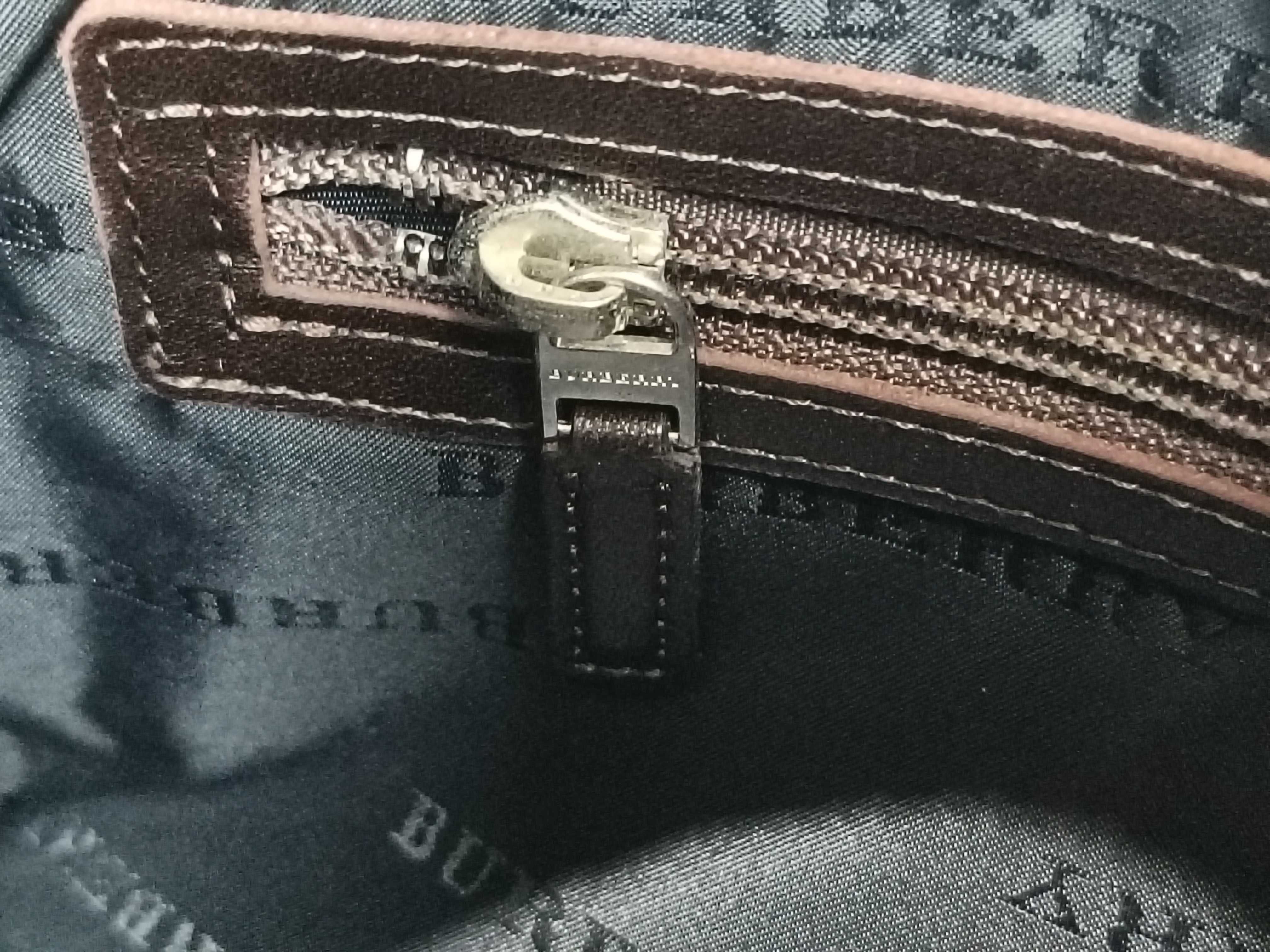 Canvas Leather Shoulder Bag — view 12