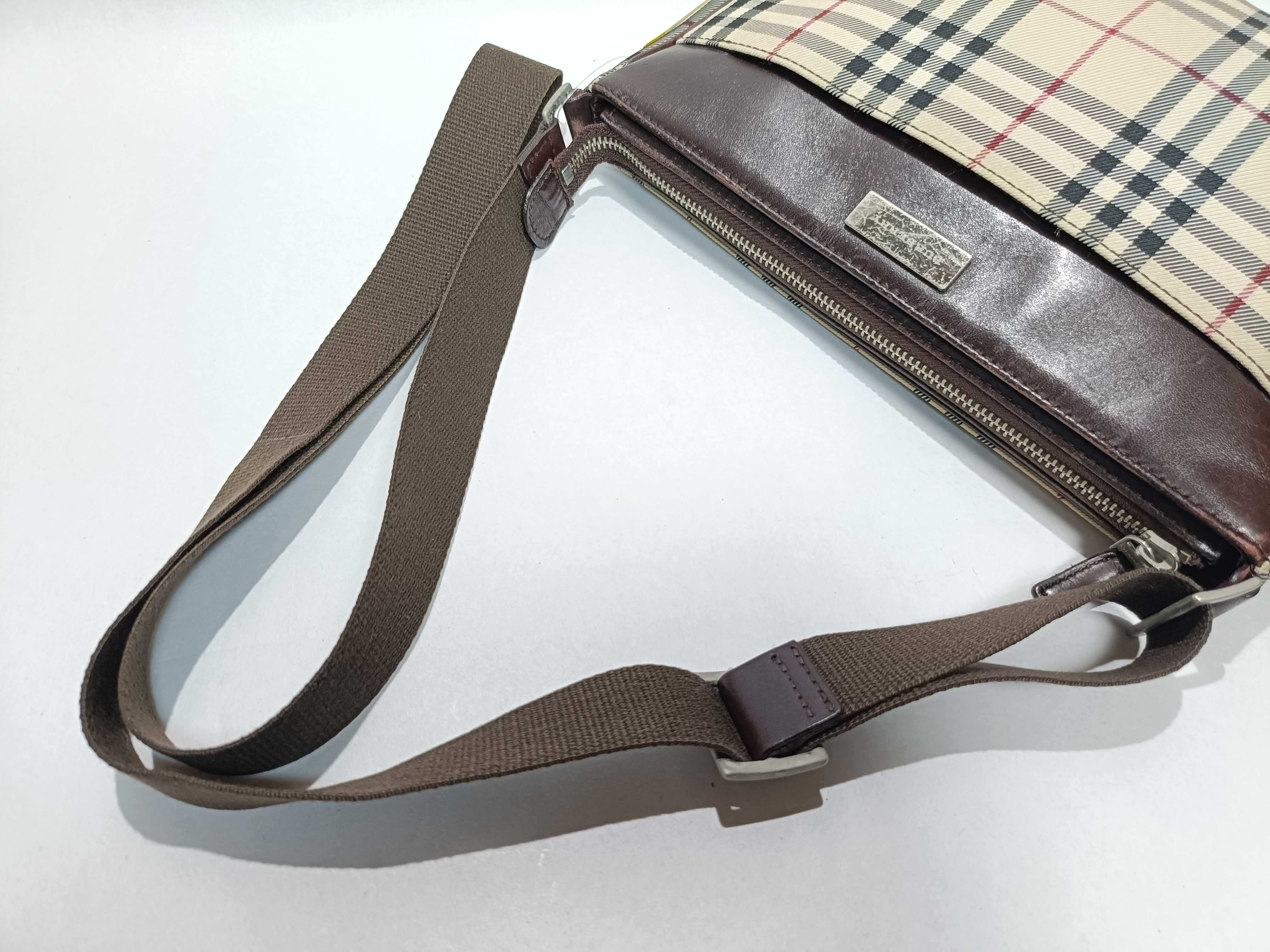 Canvas Leather Shoulder Bag — view 3