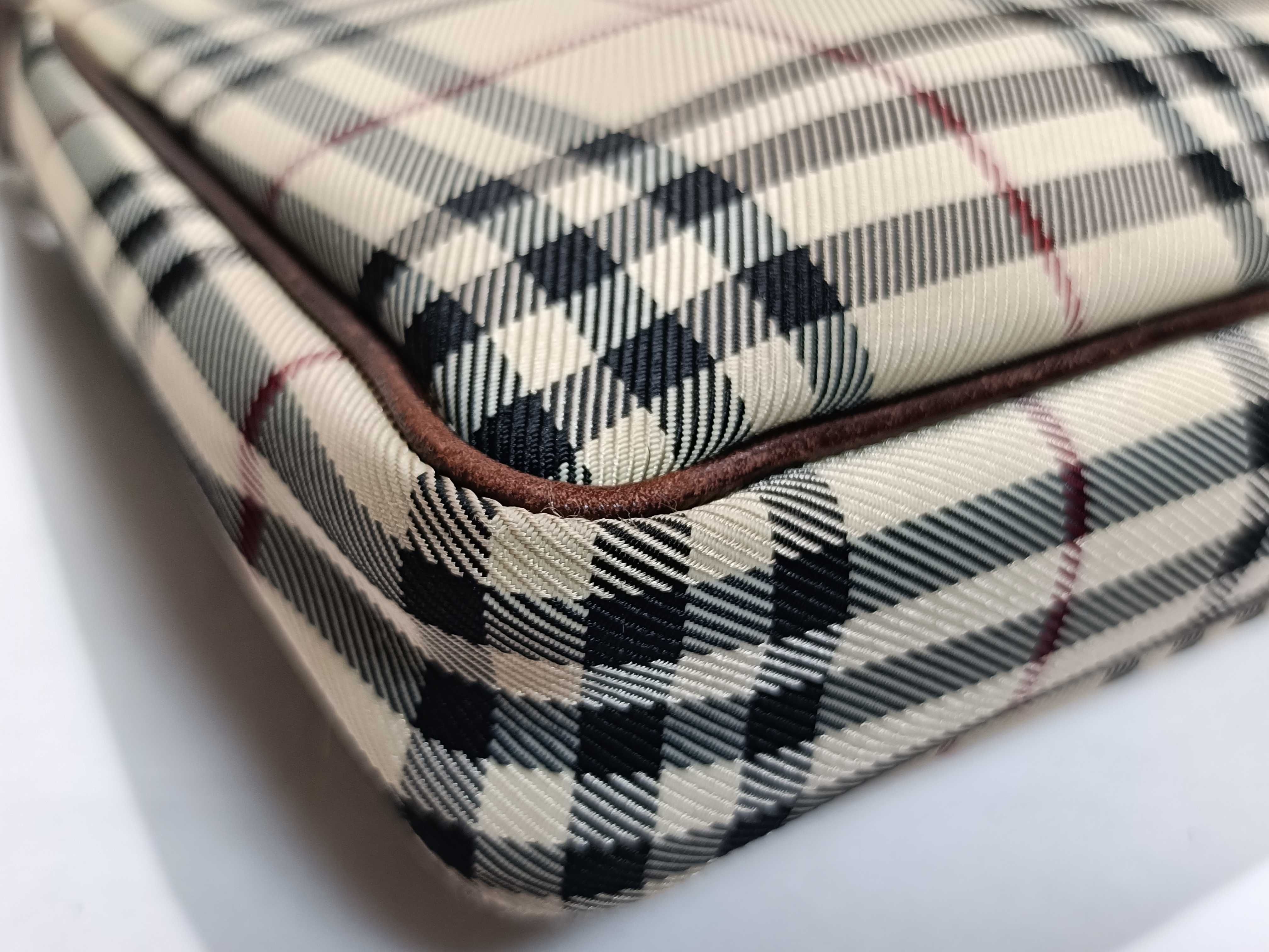 Canvas Leather Shoulder Bag — view 7