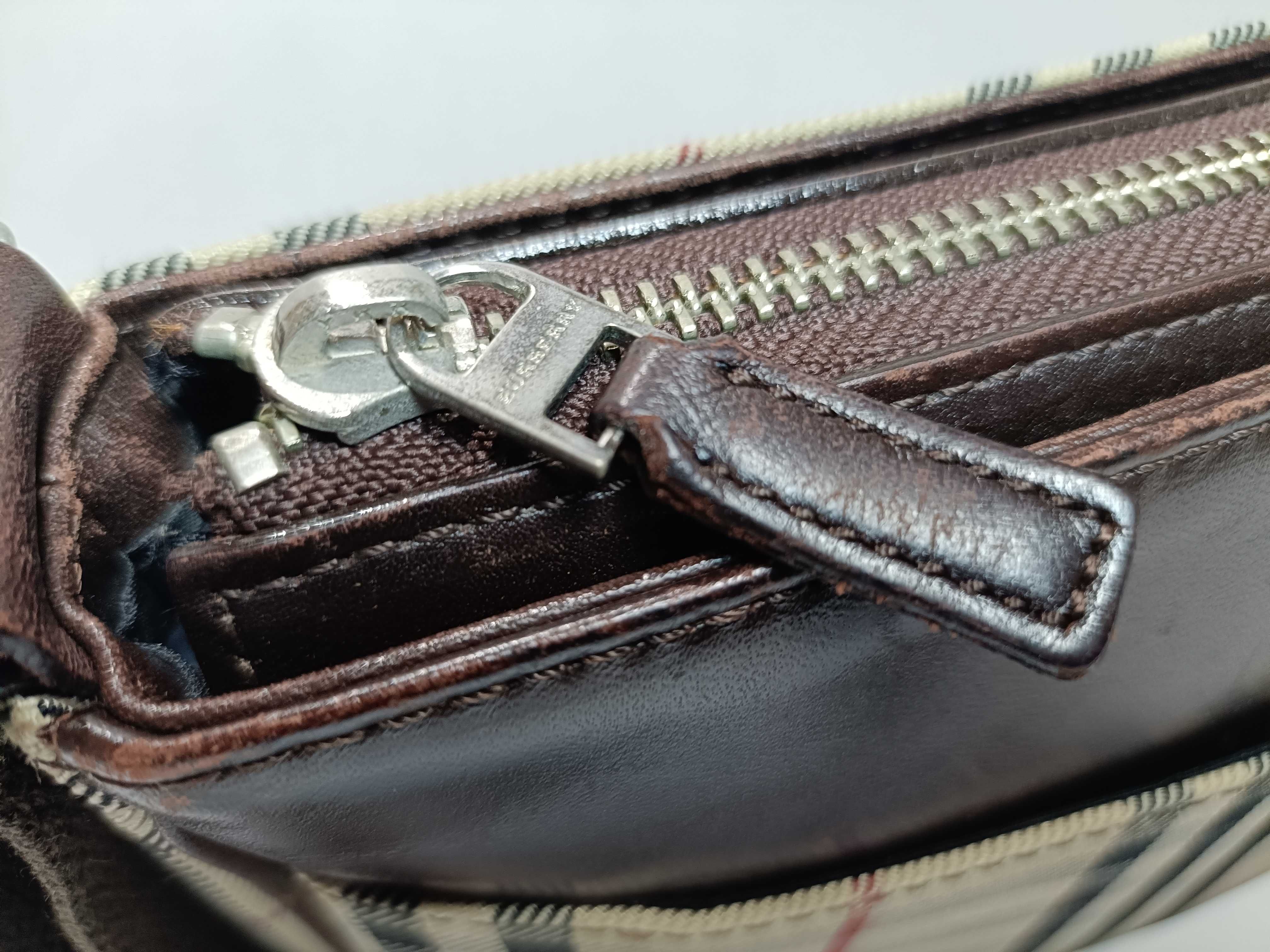 Canvas Leather Shoulder Bag — view 8