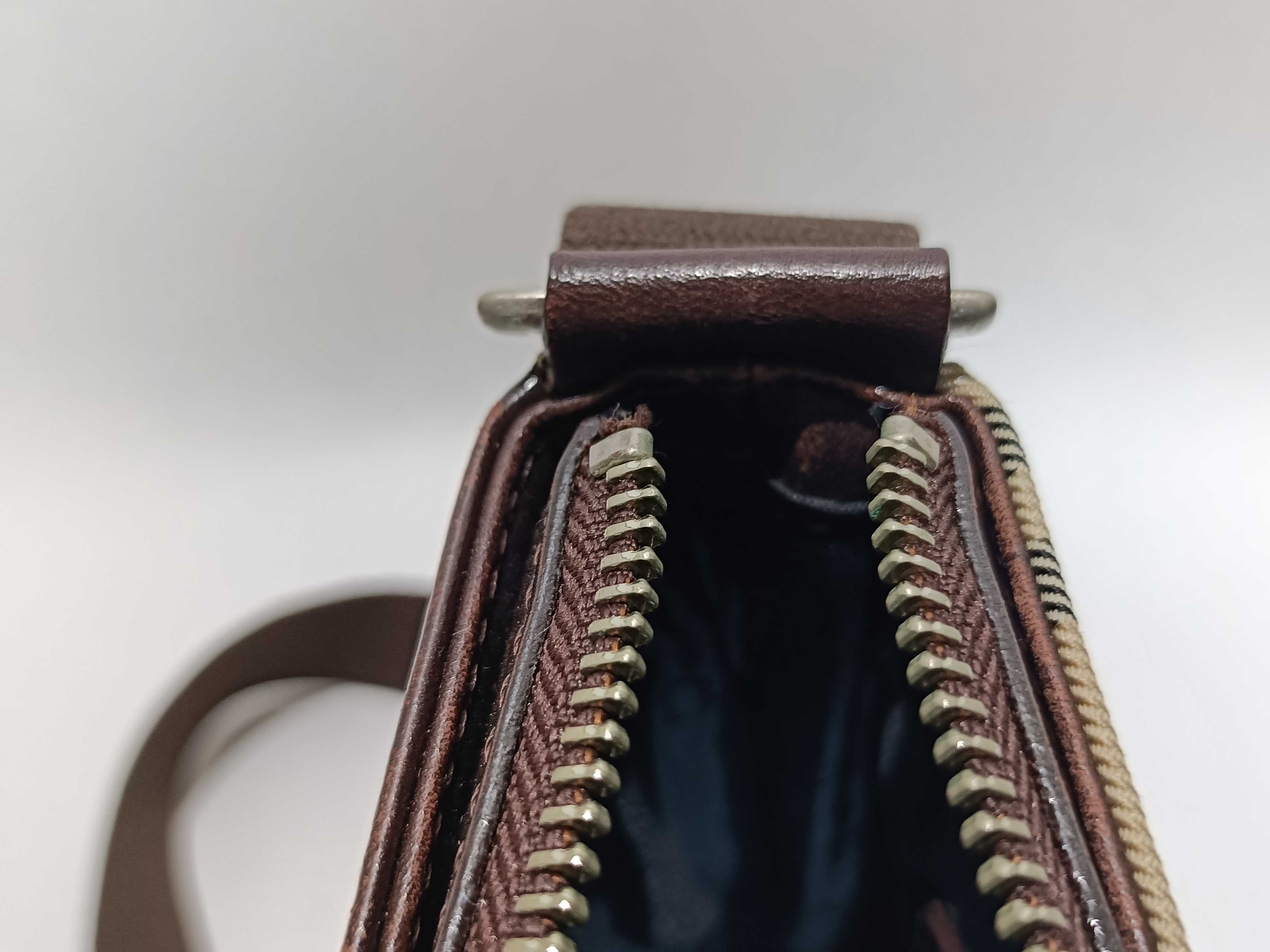 Canvas Leather Shoulder Bag — view 10
