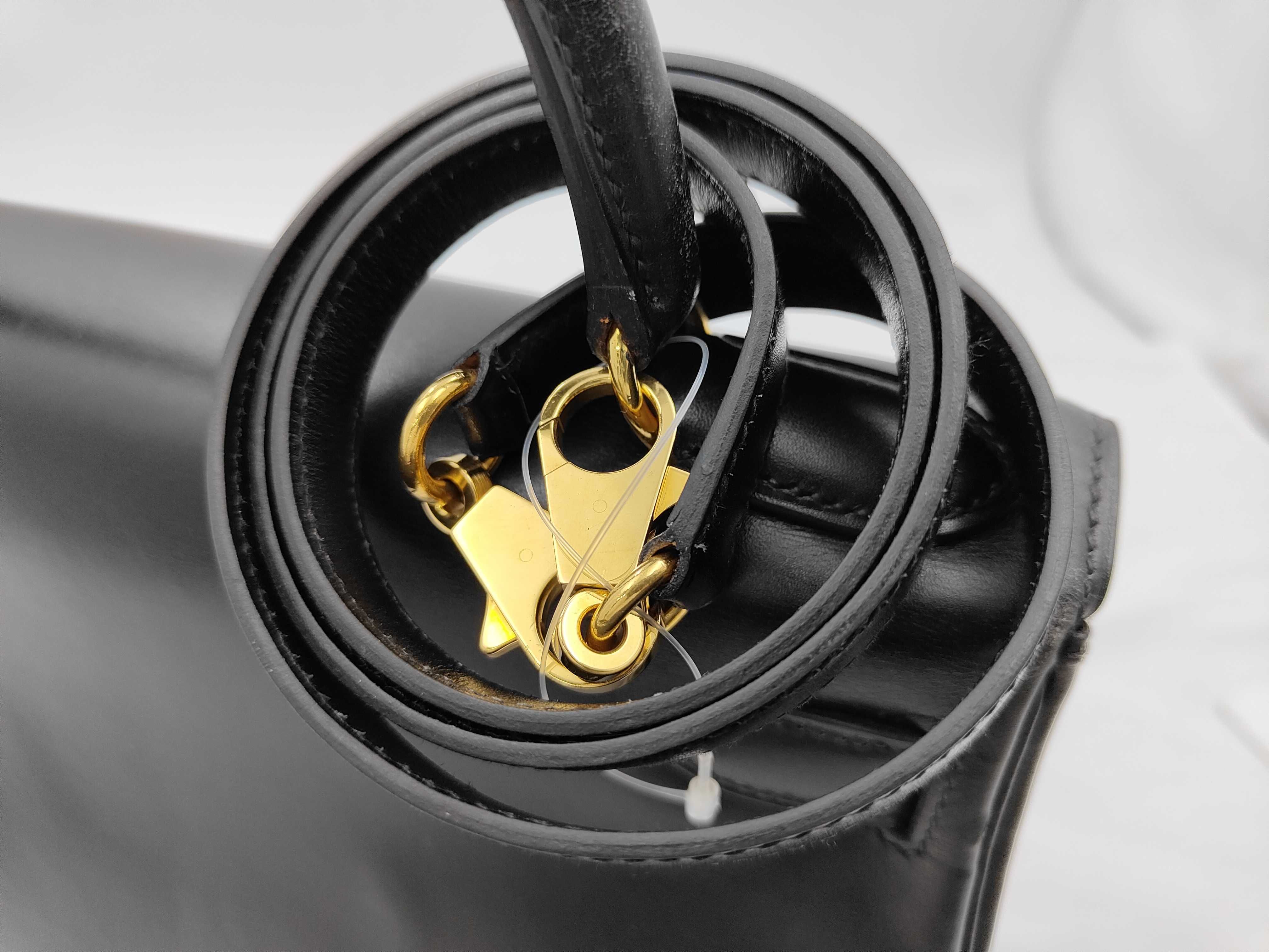 Kelly 28 Box Calf Leather, Black, Gold Hardware, Z Stamp, Handbag — view 14