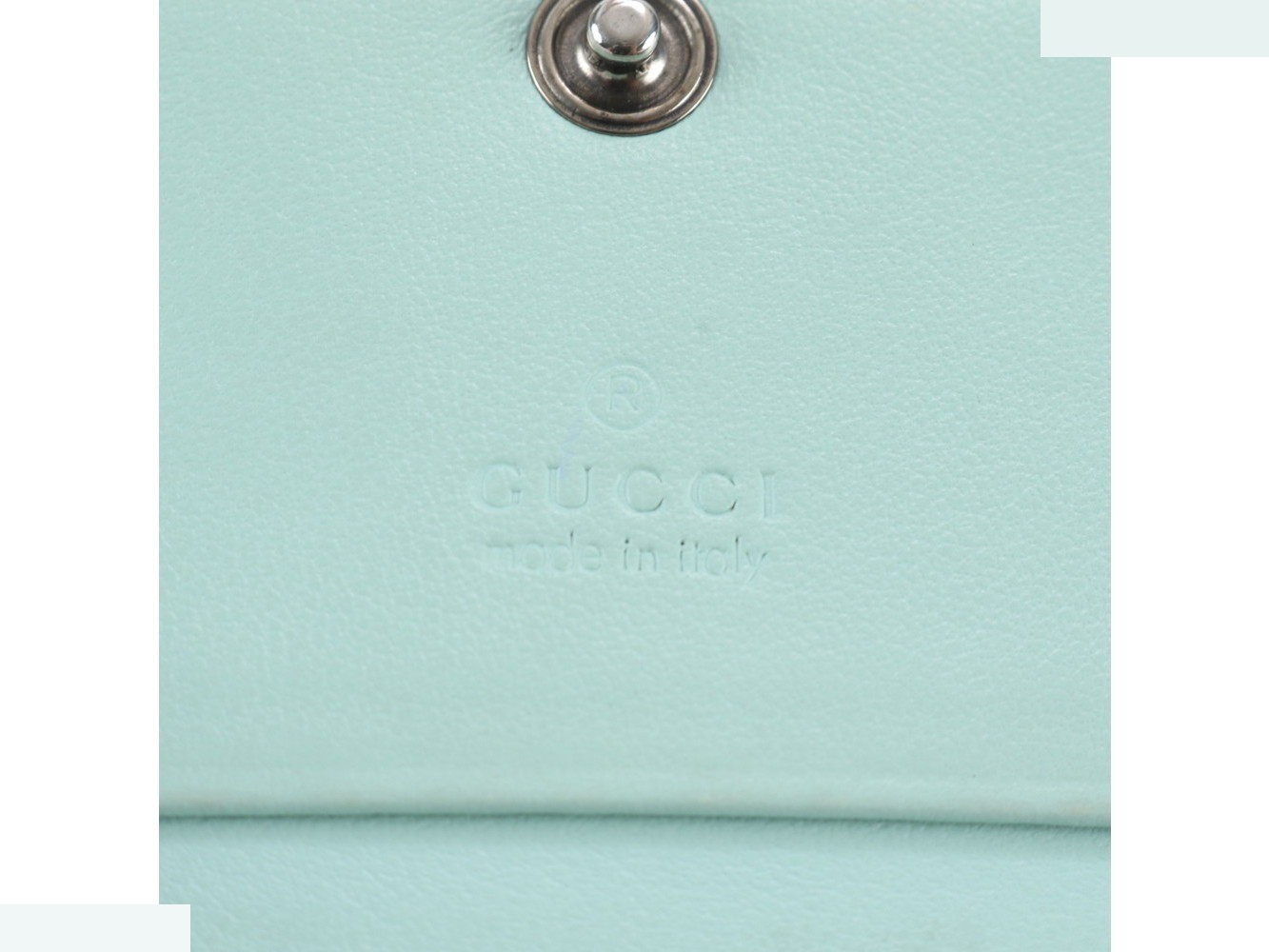 GG Marmont Pastel Multicolor 466492 Leather Bi-fold Wallet — view 8