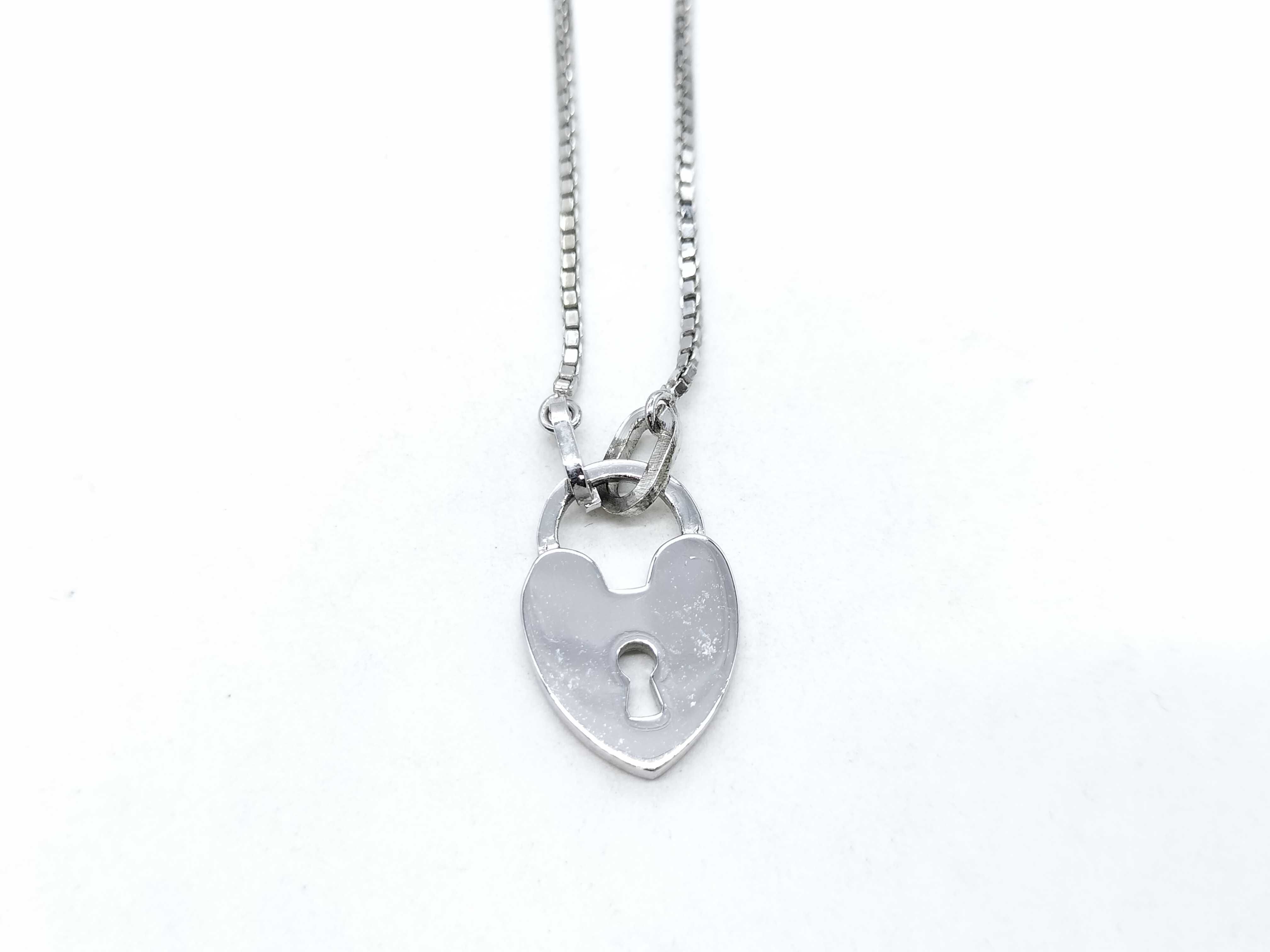 Key Heart Necklace — view 2