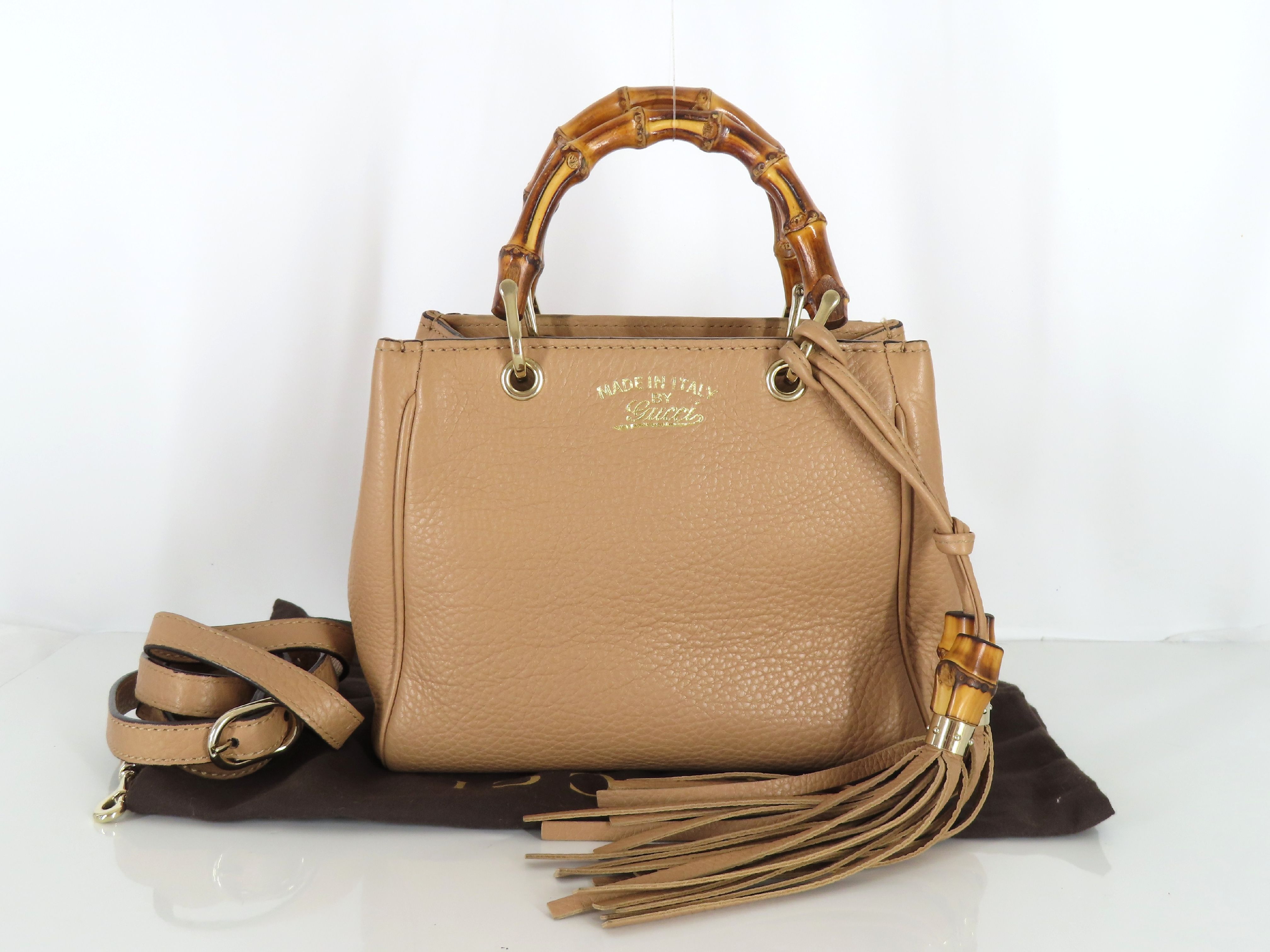 Bamboo 2-Way Bag Handbag