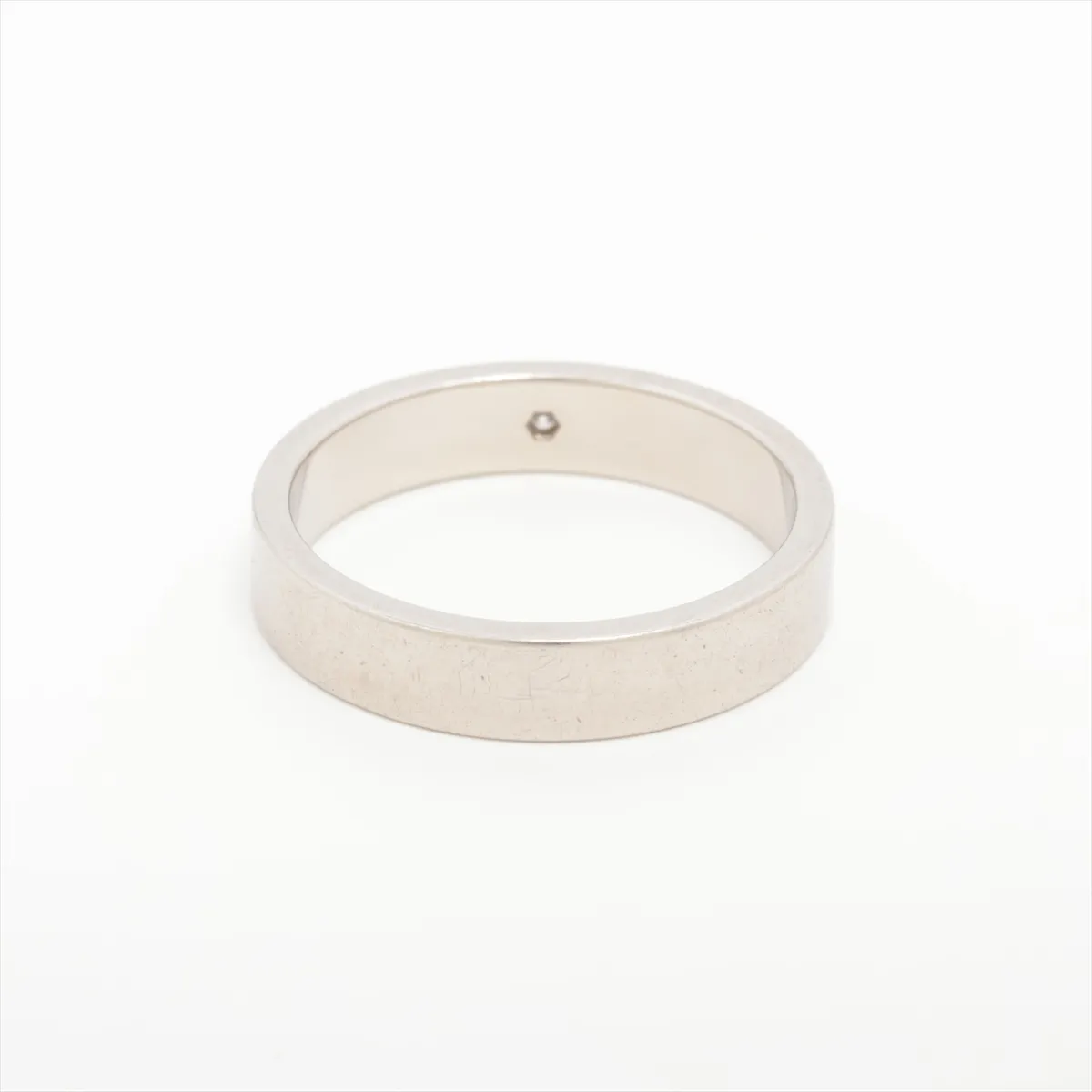 Wedding 1P Diamond Ring Pt950 7.1g 55 ANN944 CRB4098255 — view 2