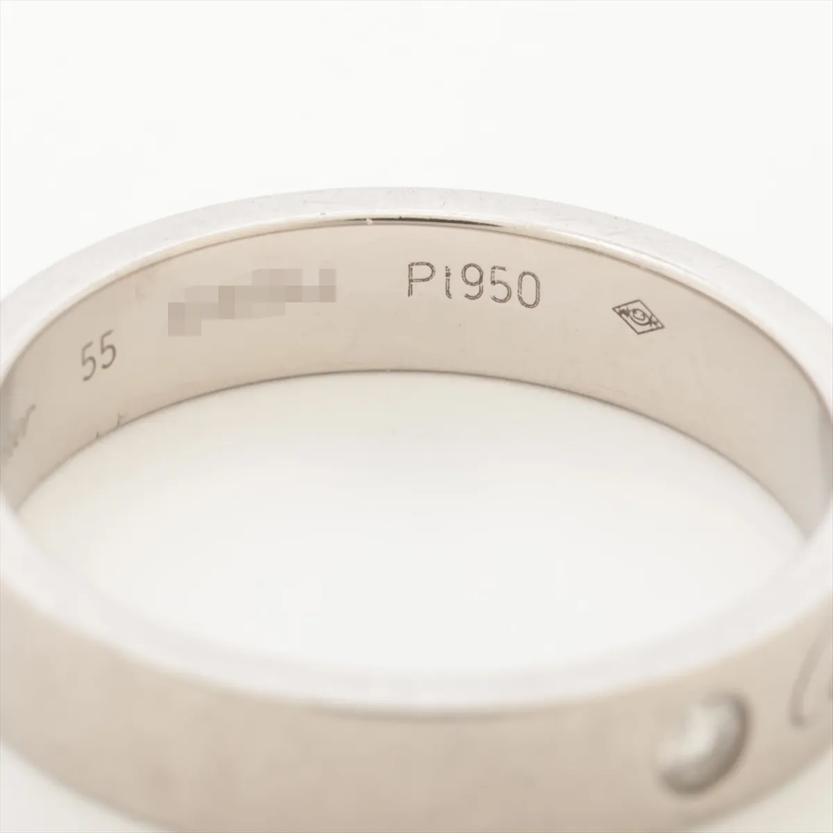 Wedding 1P Diamond Ring Pt950 7.1g 55 ANN944 CRB4098255 — view 4