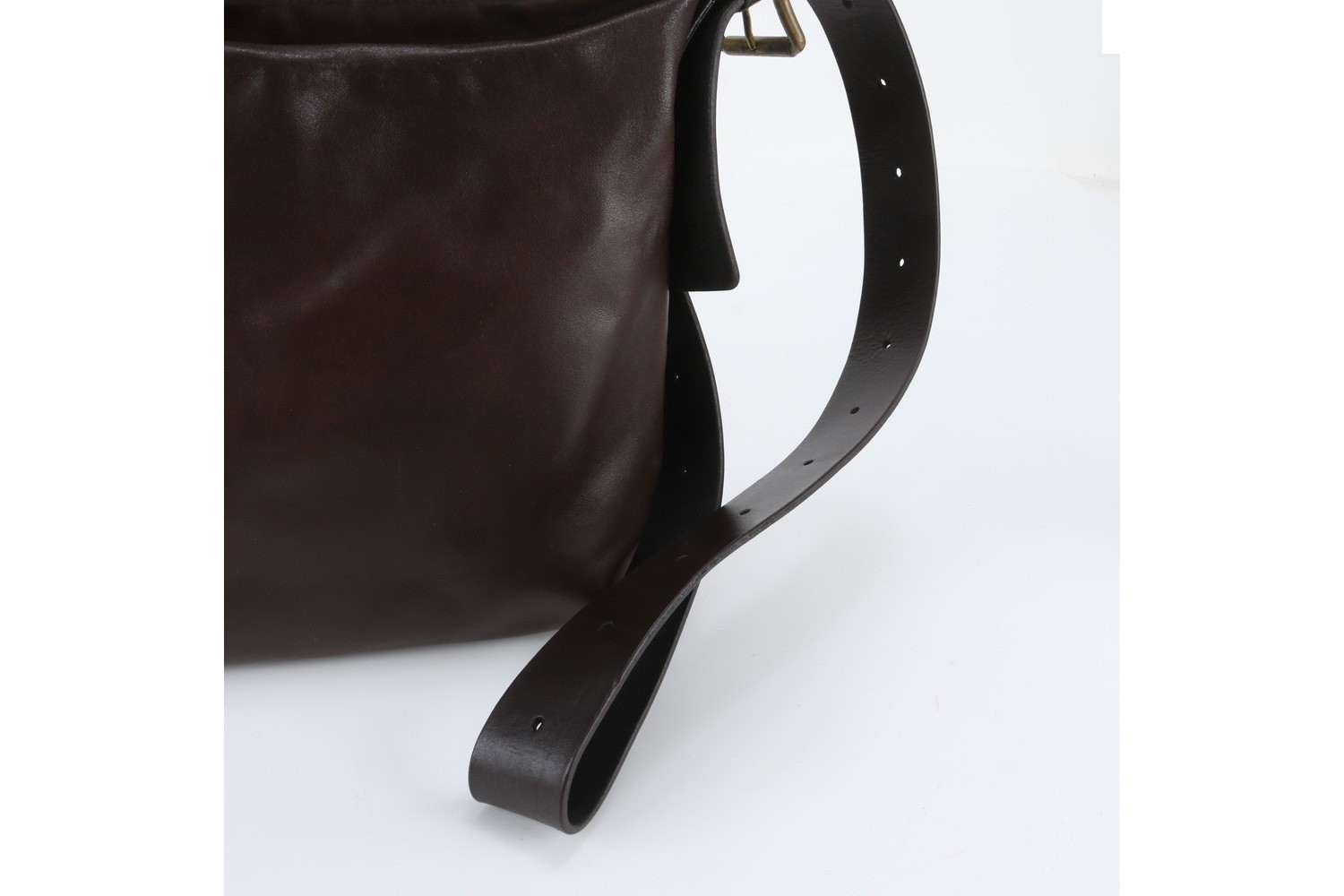 Intrecciato woven leather shoulder bag — view 2