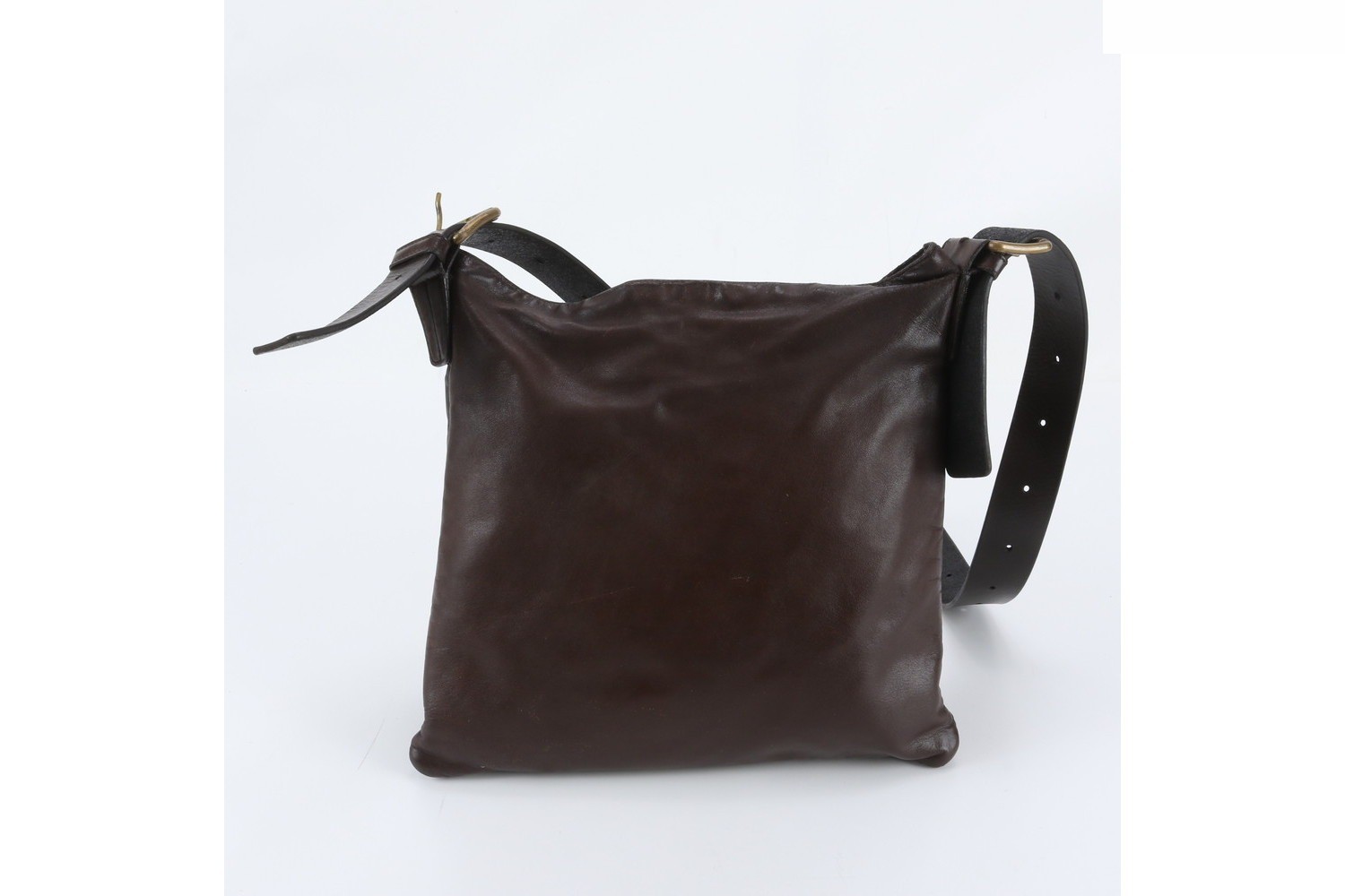 Intrecciato woven leather shoulder bag — view 3