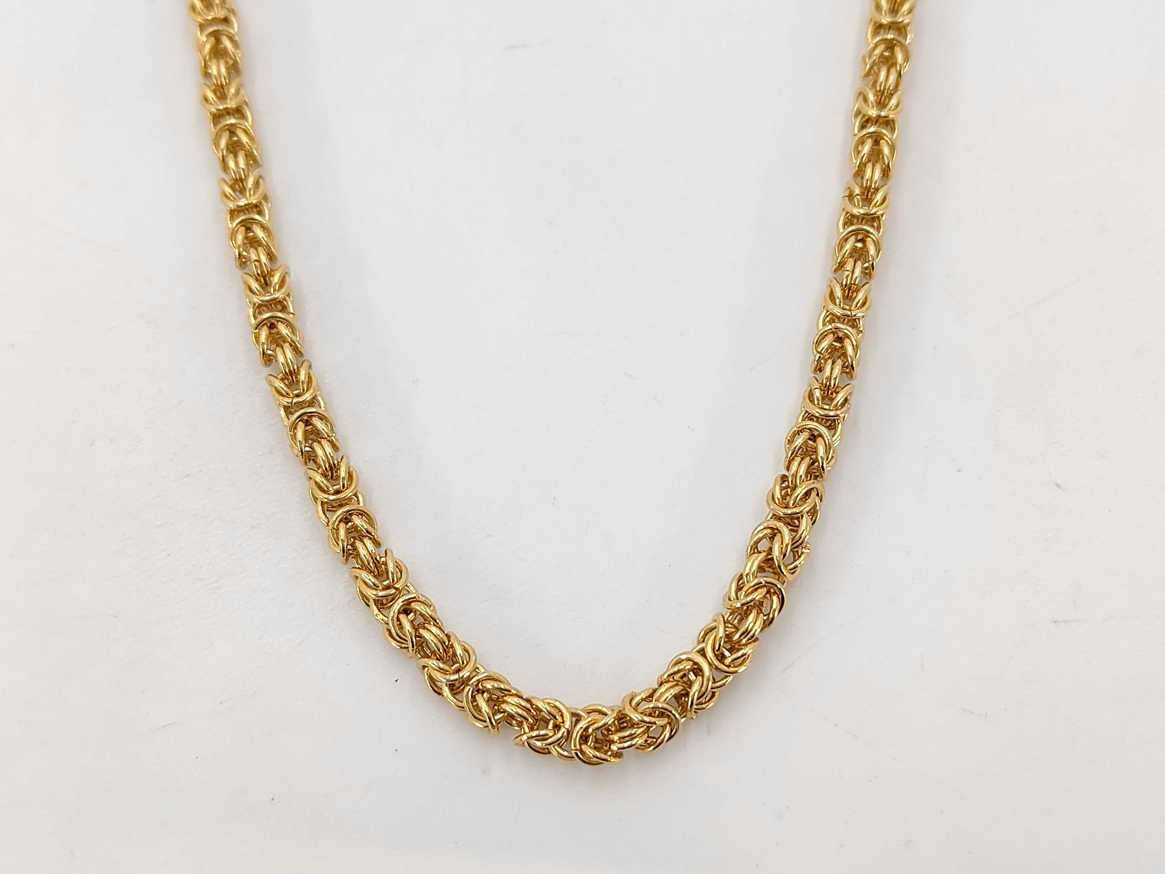 G-logo gold necklace — view 3