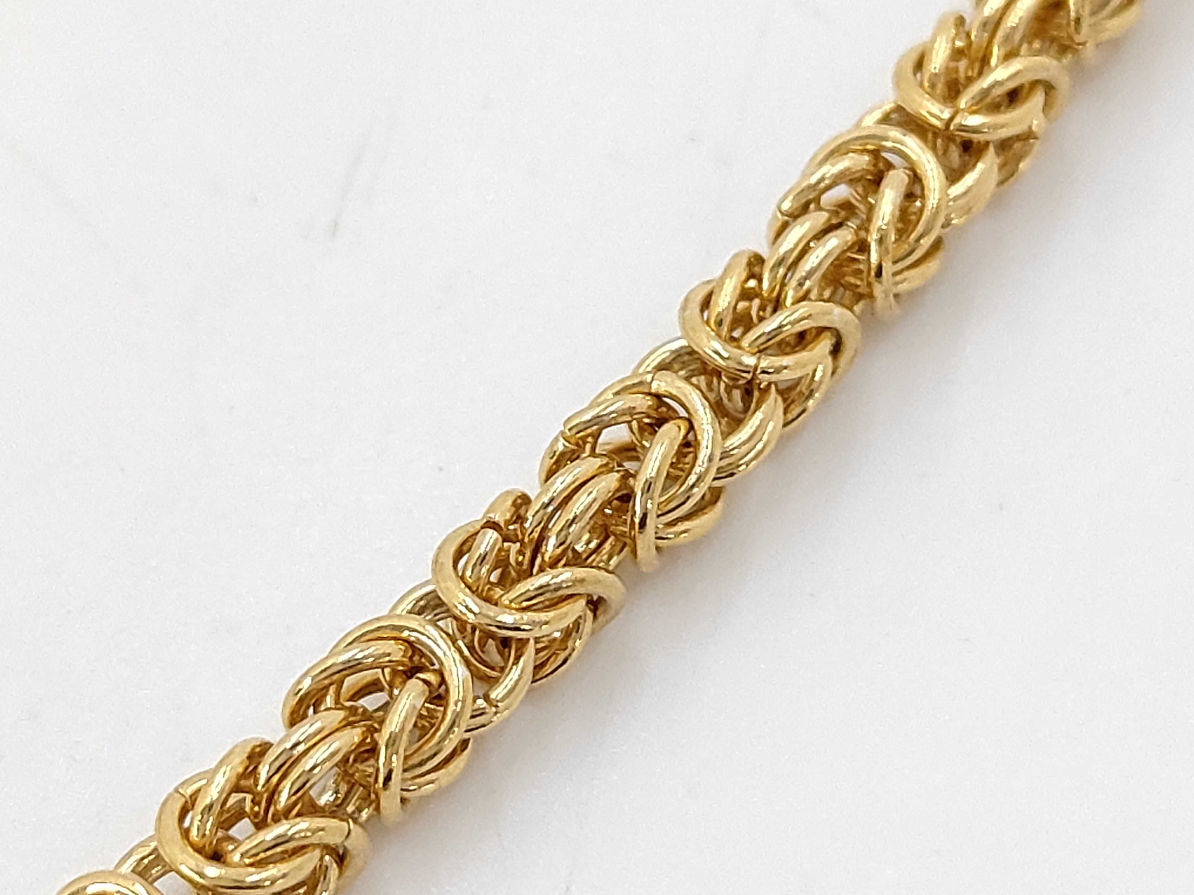 G-logo gold necklace — view 4