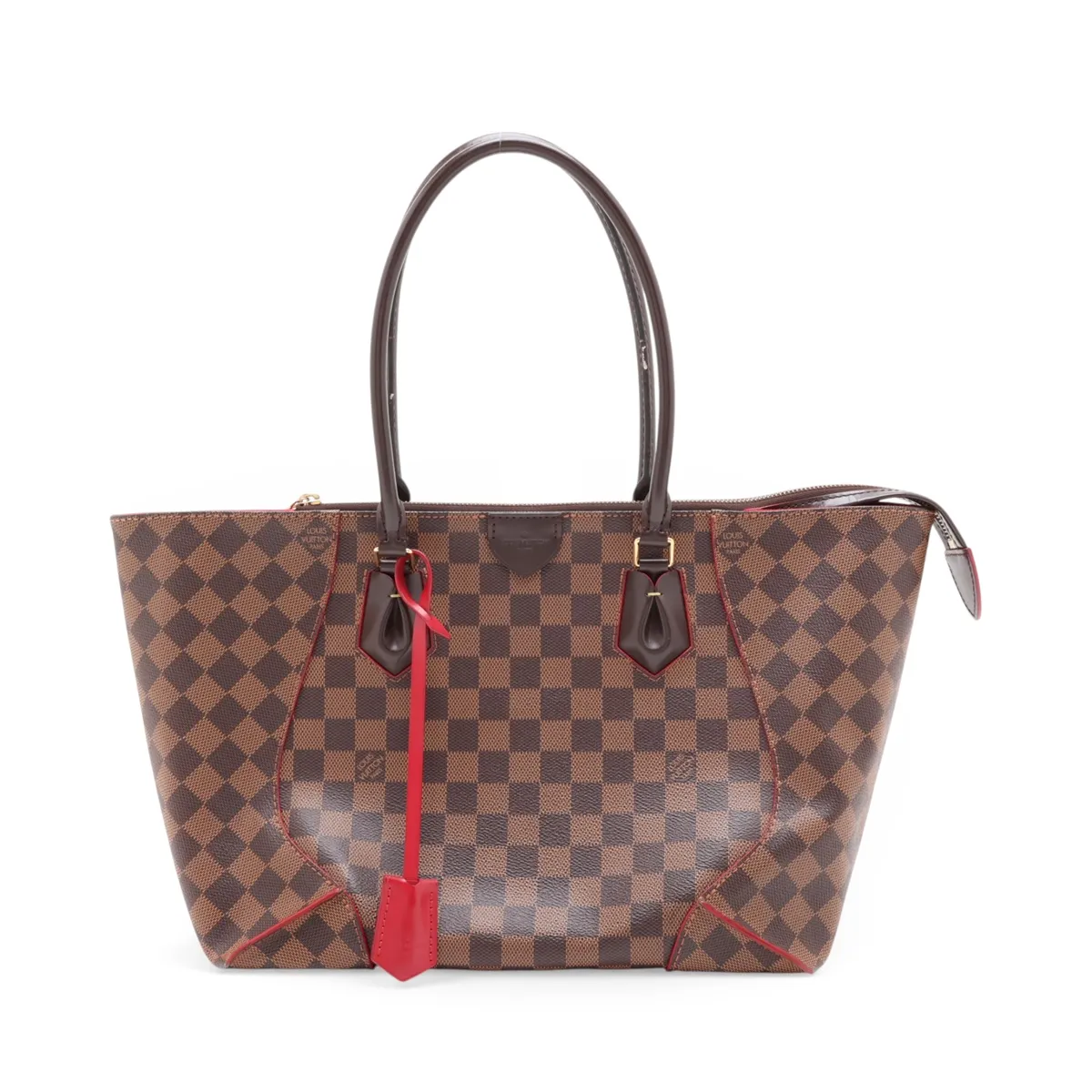 Damier Caissa Tote MM N41548 FL5115 Brown