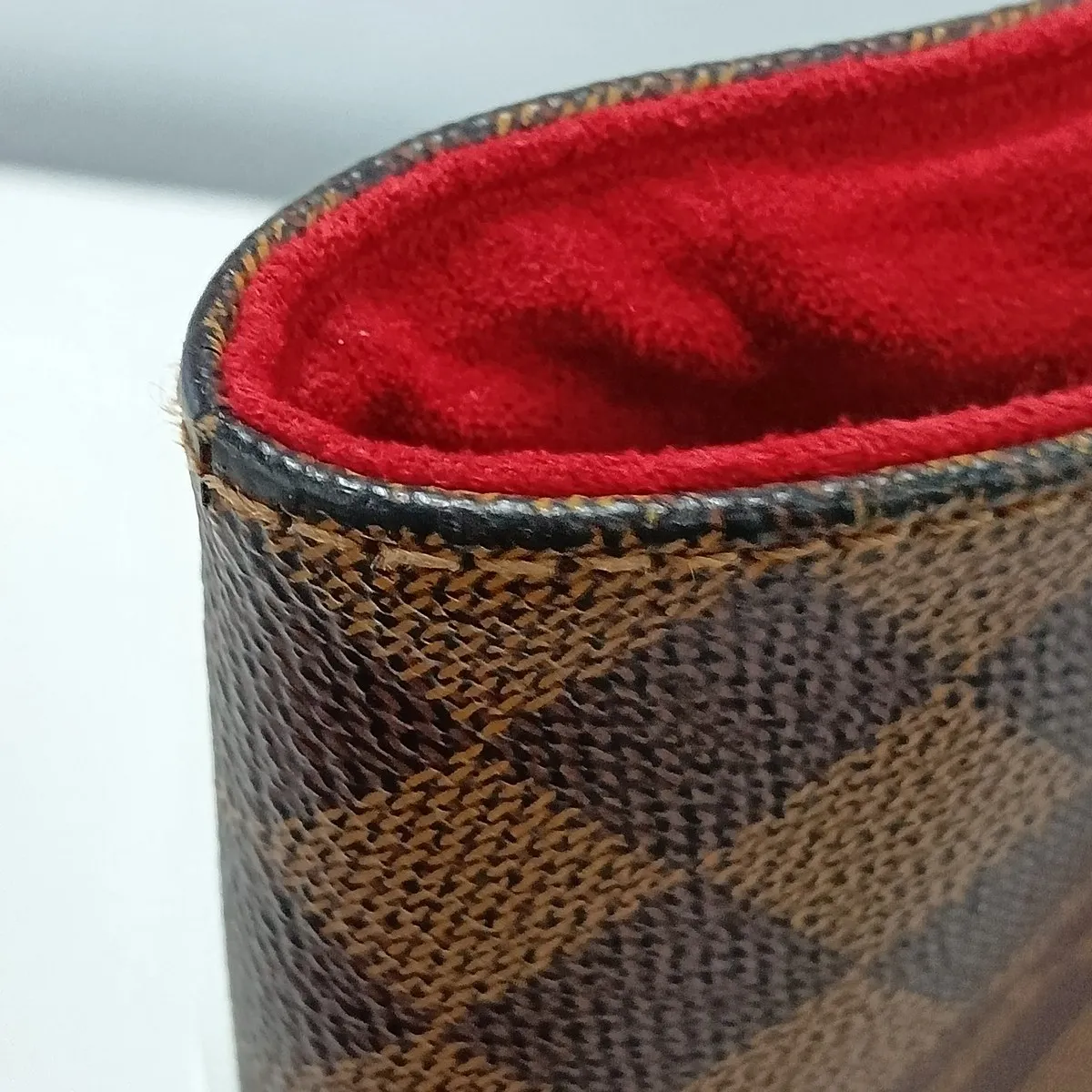 Damier Caissa Tote MM N41548 FL5115 Brown — view 12