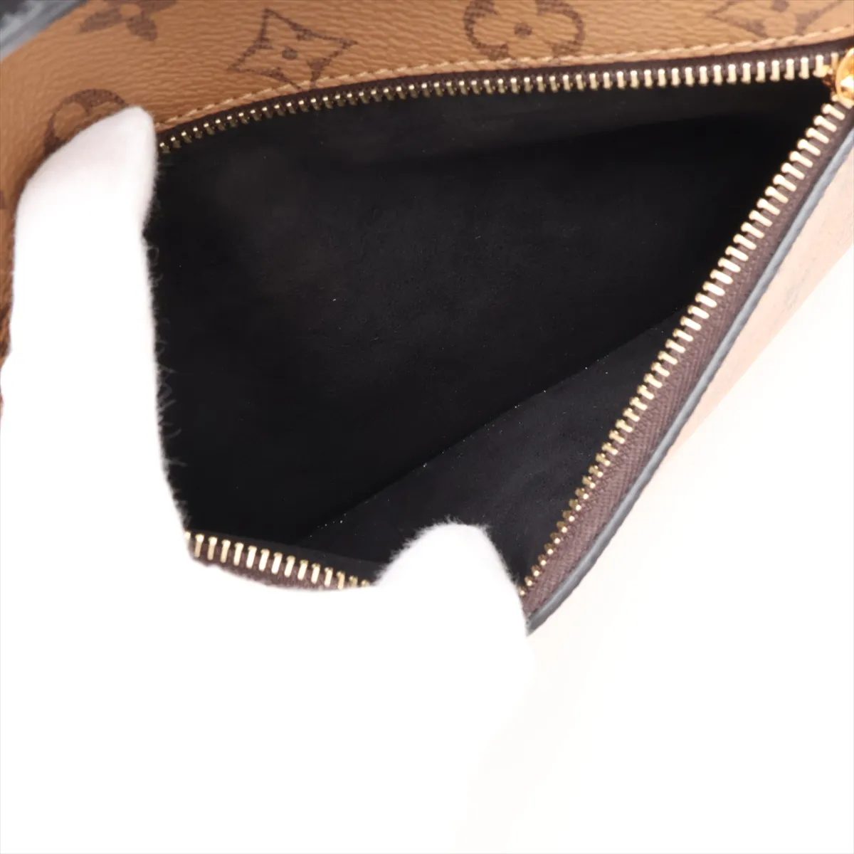 Monogram Reverse Pochette Métis MM M44876 Brown (RFID detected) — view 11