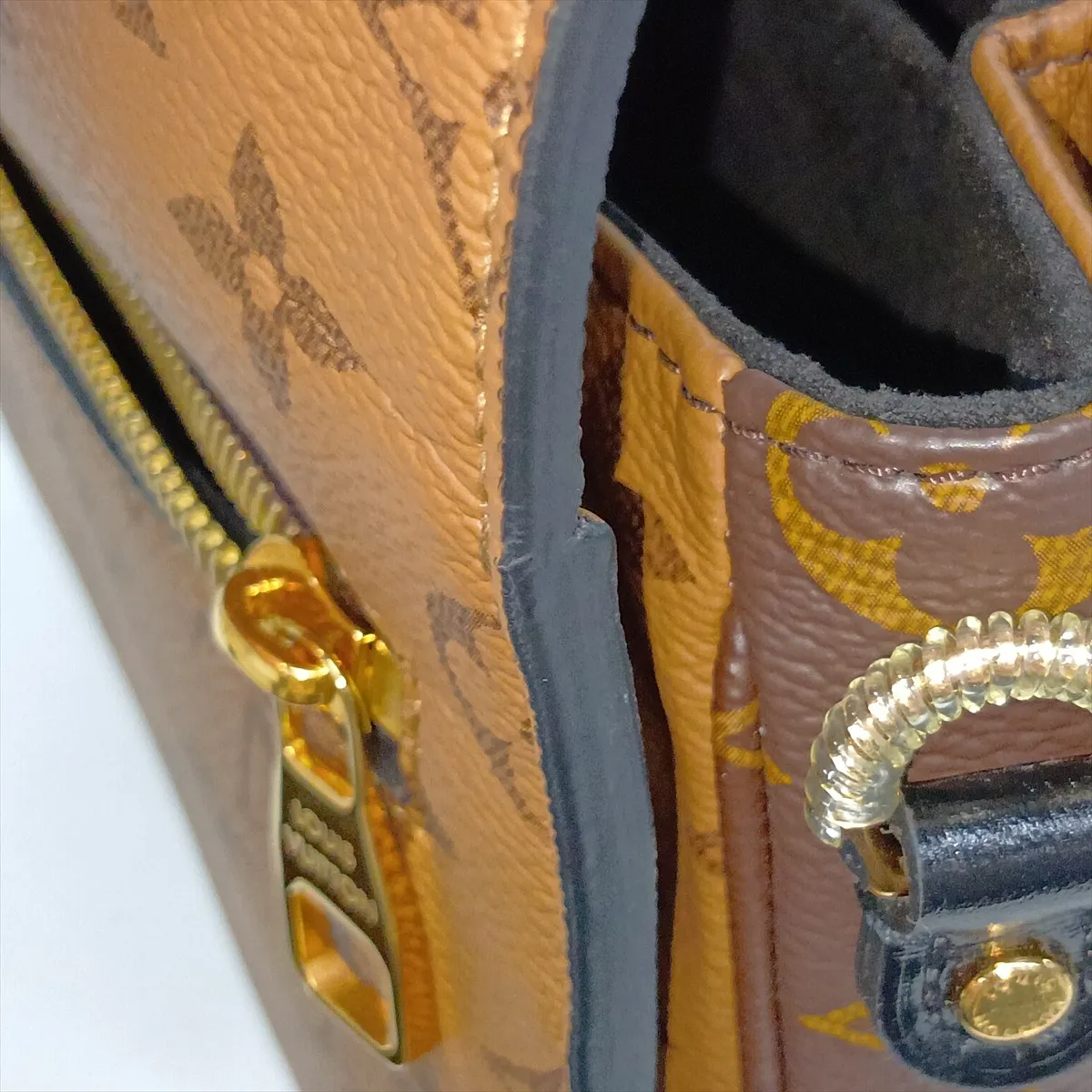 Monogram Reverse Pochette Métis MM M44876 Brown (RFID detected) — view 14