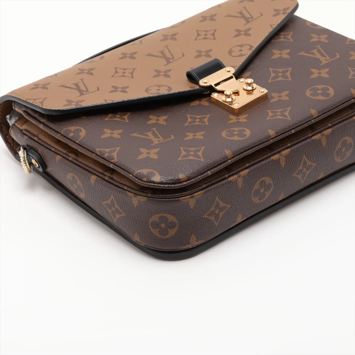 Monogram Reverse Pochette Métis MM M44876 Brown (RFID detected) — view 4