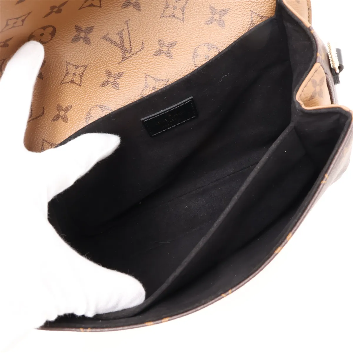 Monogram Reverse Pochette Métis MM M44876 Brown (RFID detected) — view 8