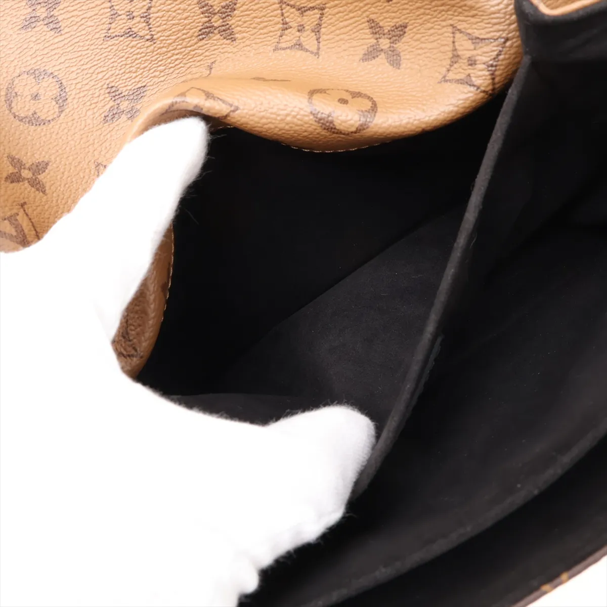Monogram Reverse Pochette Métis MM M44876 Brown (RFID detected) — view 10