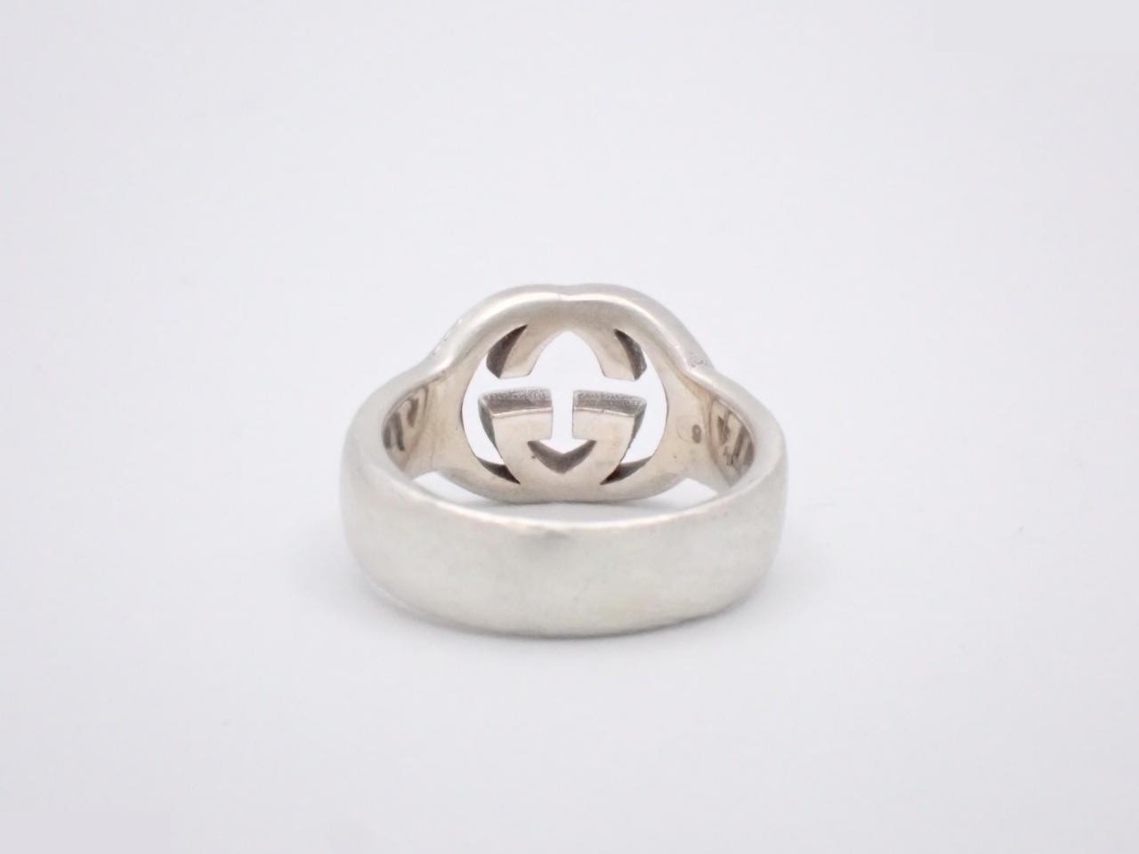 Interlocking G Ring, SV925, 5.4g, #9 — view 2