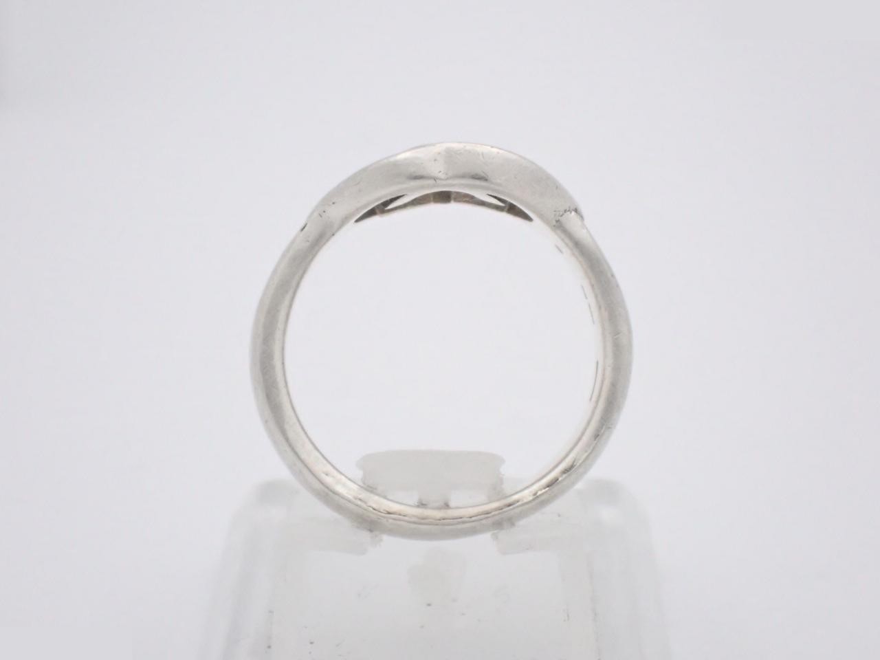 Interlocking G Ring, SV925, 5.4g, #9 — view 3