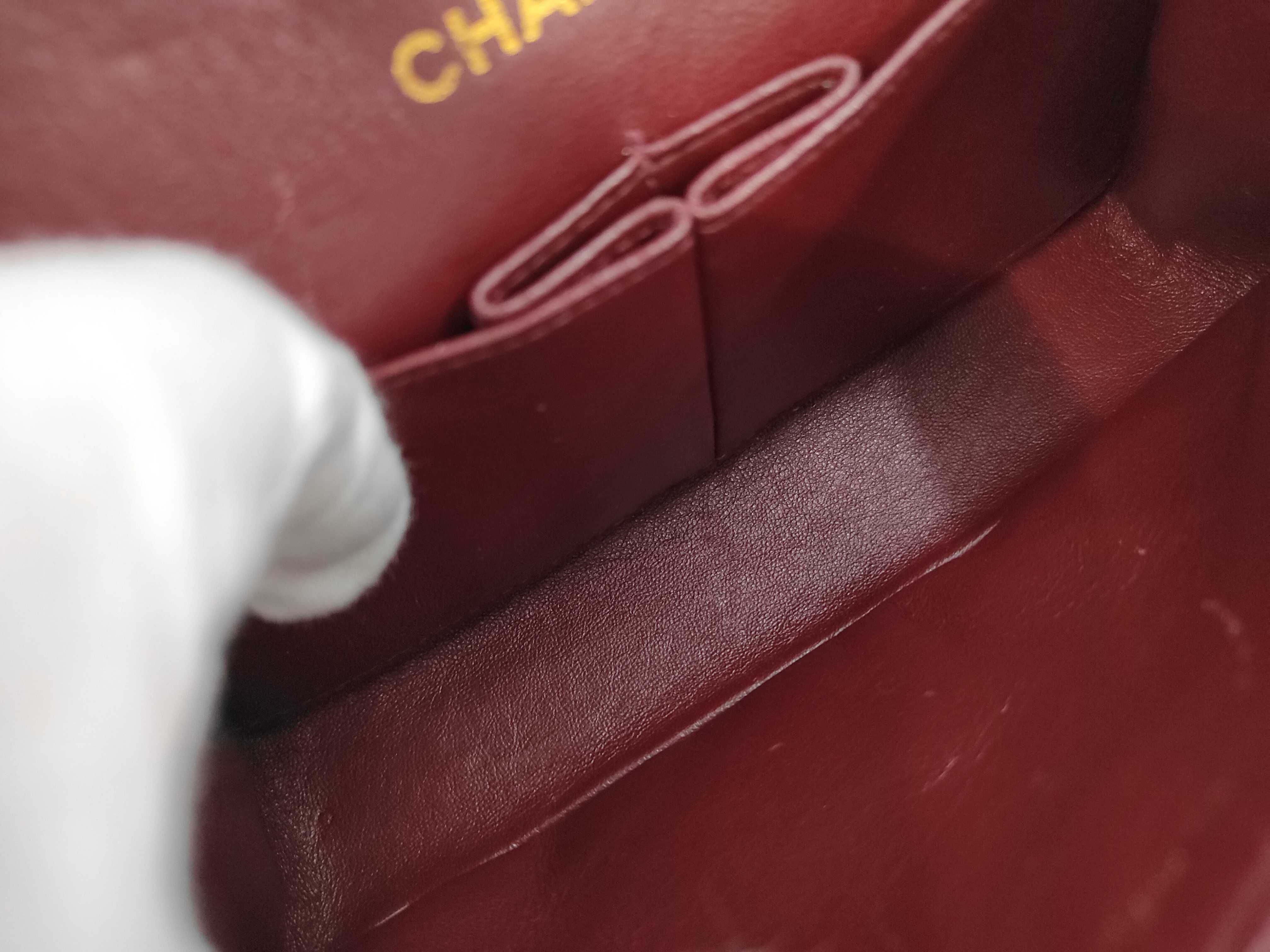 Matelassé Chain Lambskin Shoulder Bag — view 9