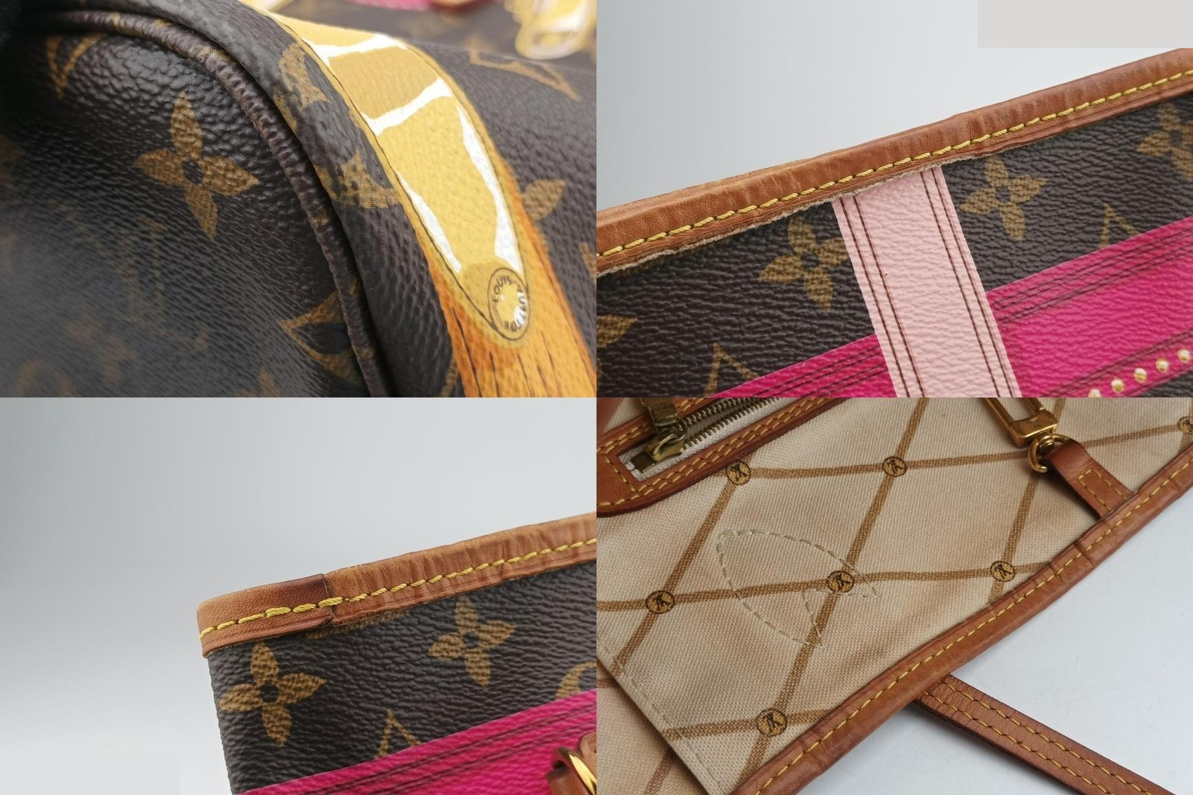 Neverfull MM 2018 Summer Trunk Monogram Canvas Monogram/Black — view 9