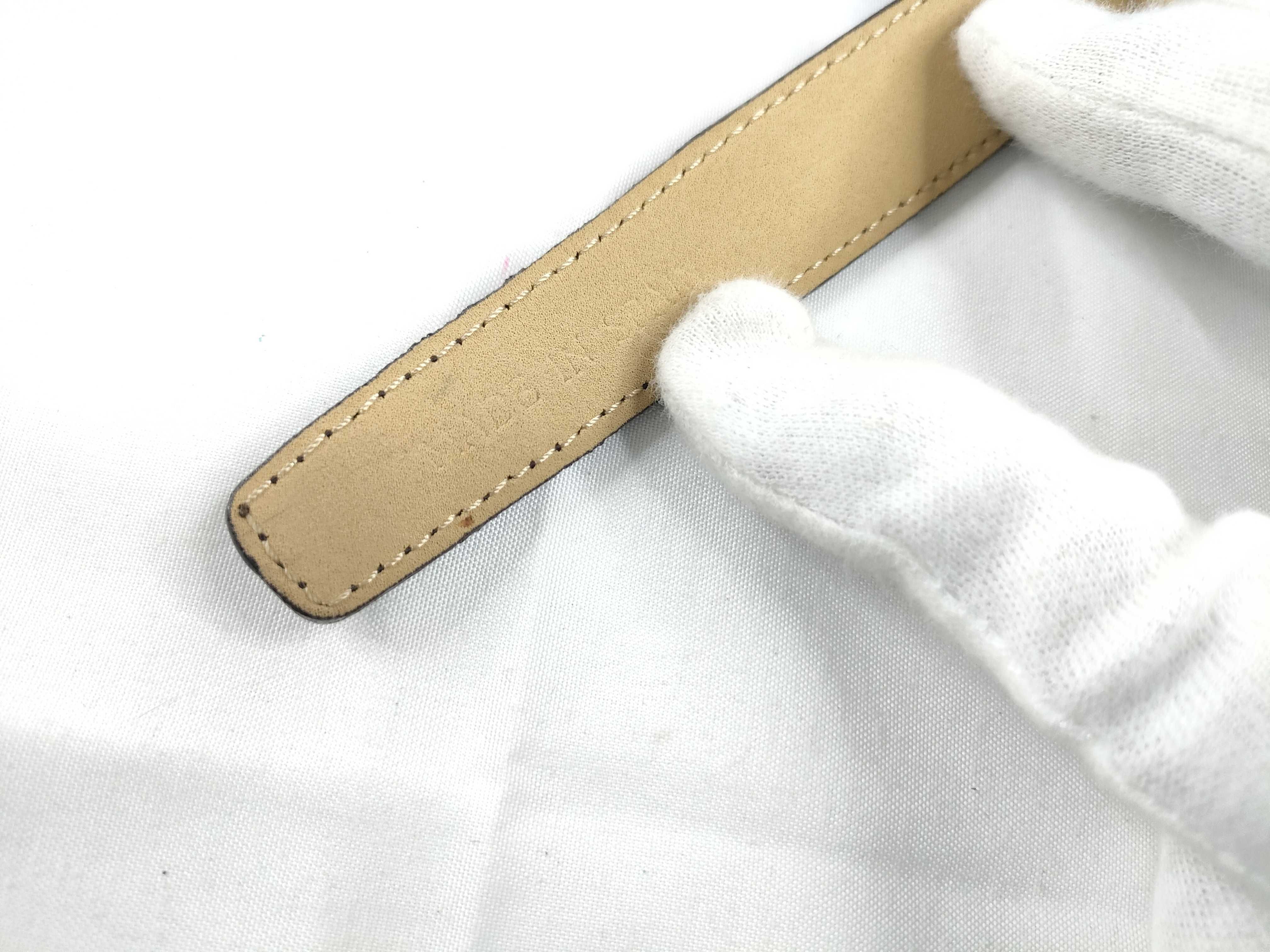 belt, leather, Anagram design, brown belt — view 5