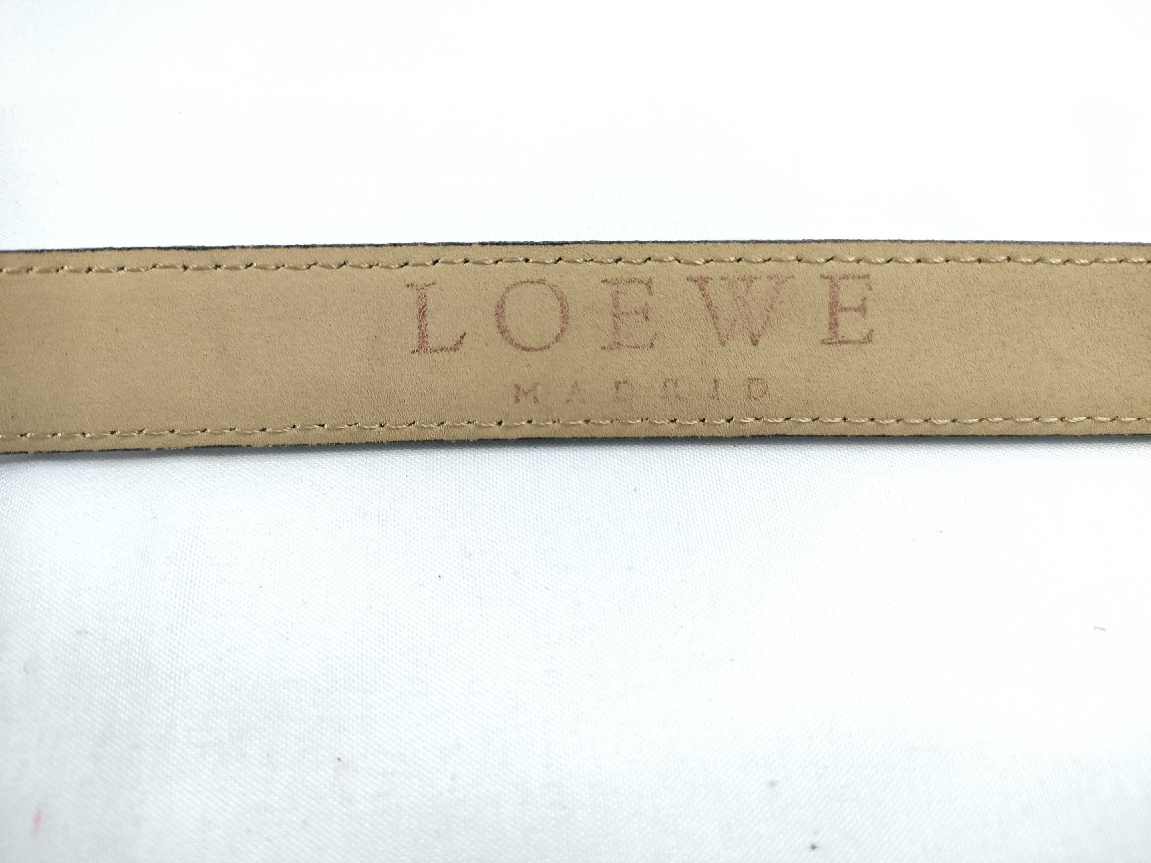 belt, leather, Anagram design, brown belt — view 7