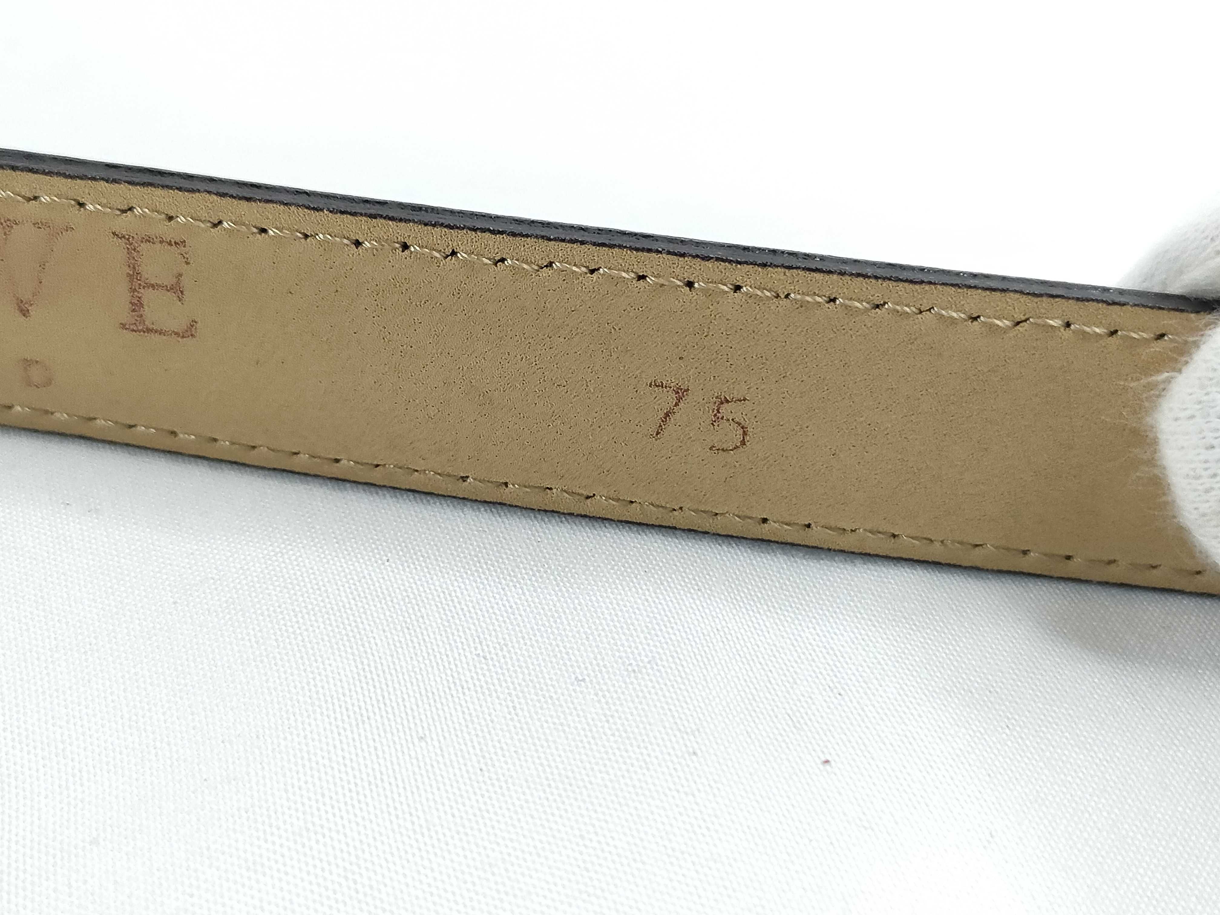 belt, leather, Anagram design, brown belt — view 8