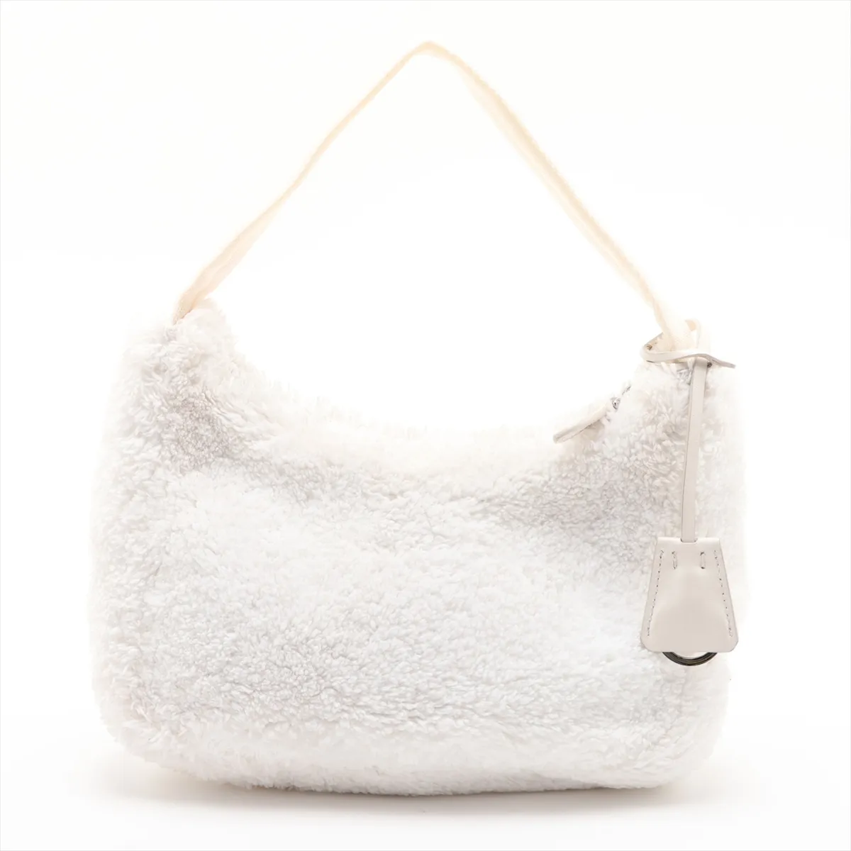 Re-Edition Pile Shoulder Bag White 1NE515 — view 2
