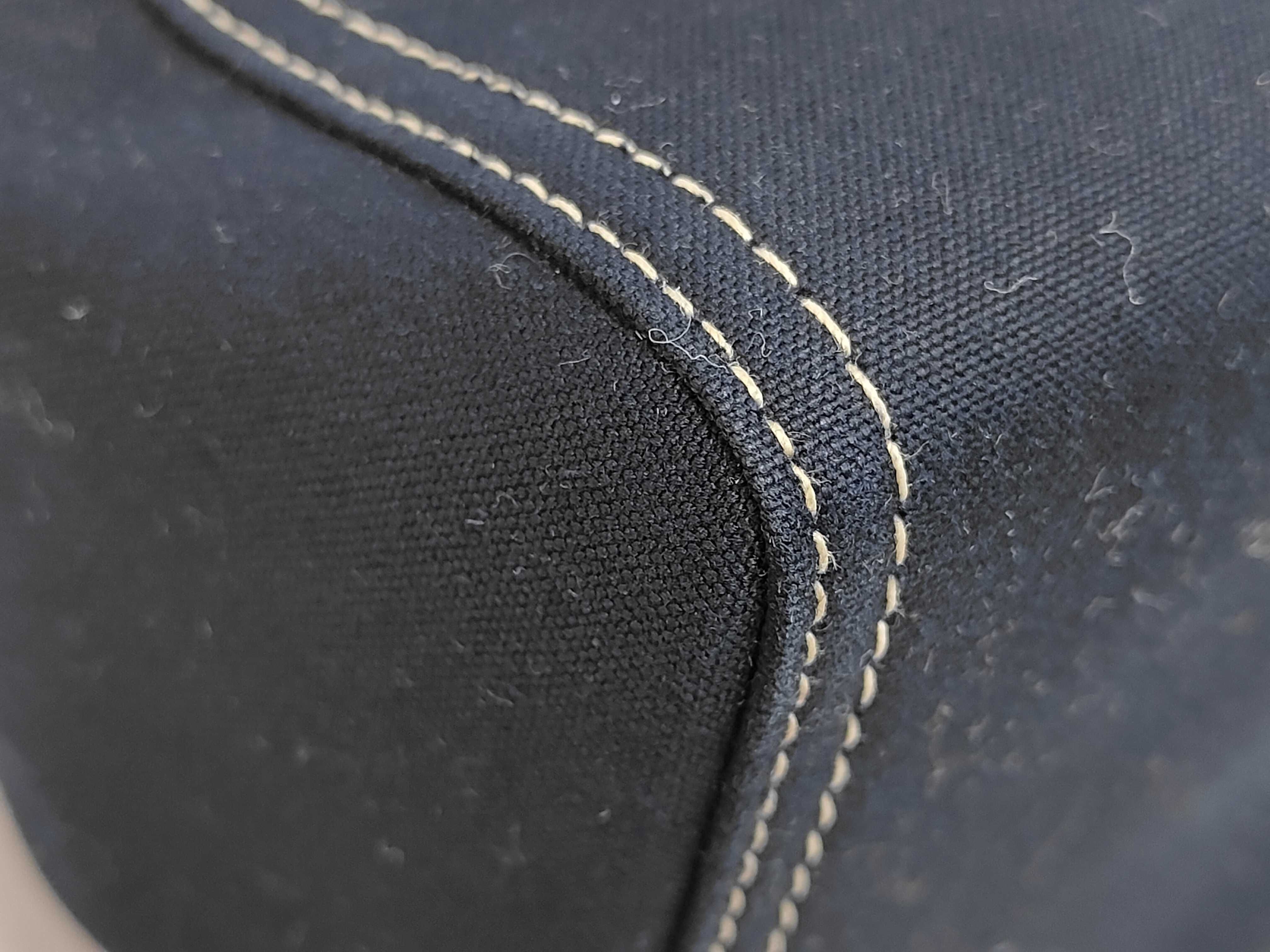 Mamma Navy Canvas Denim Silver Hardware Handbag — view 3