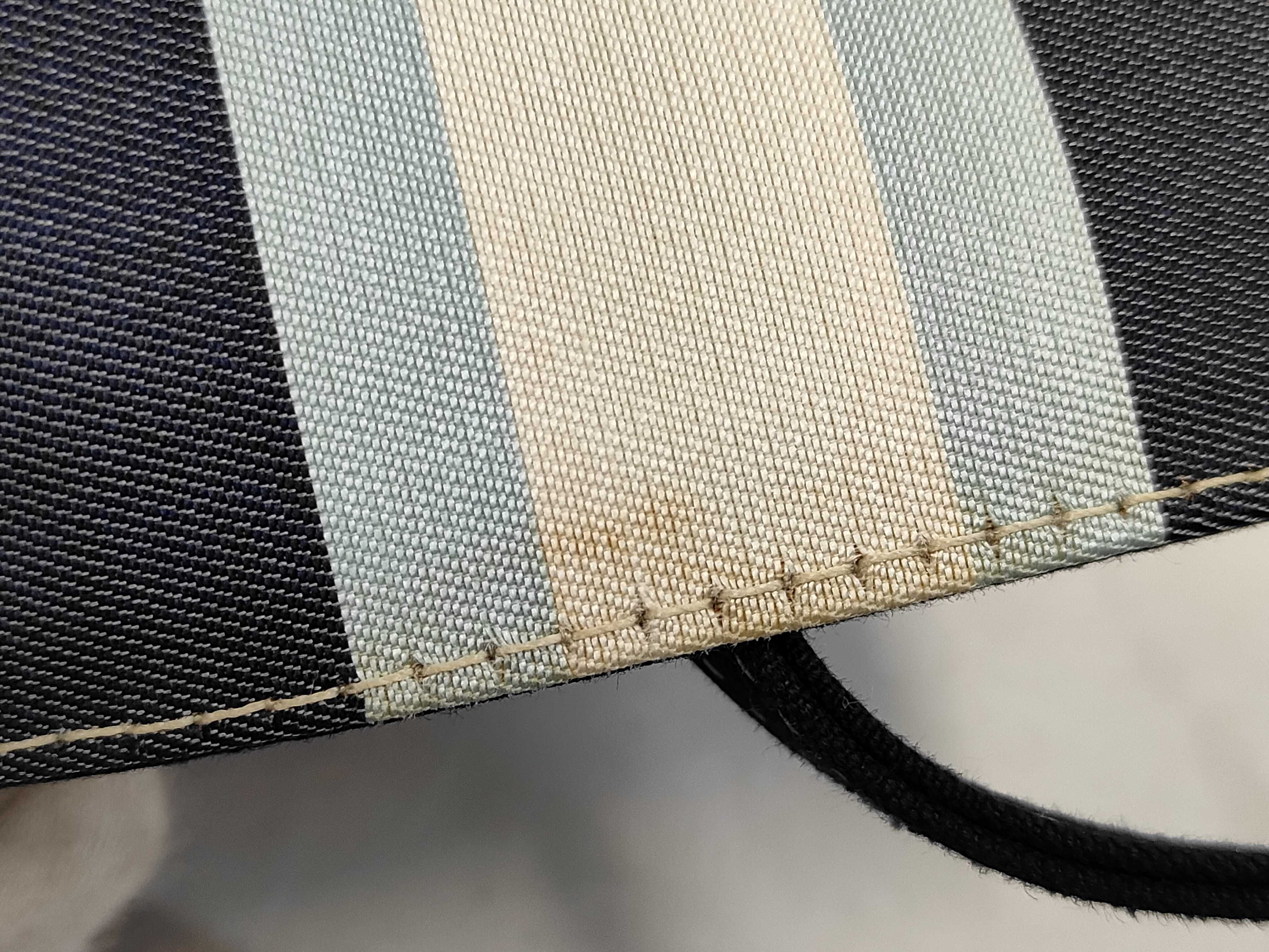 Mamma Navy Canvas Denim Silver Hardware Handbag — view 9