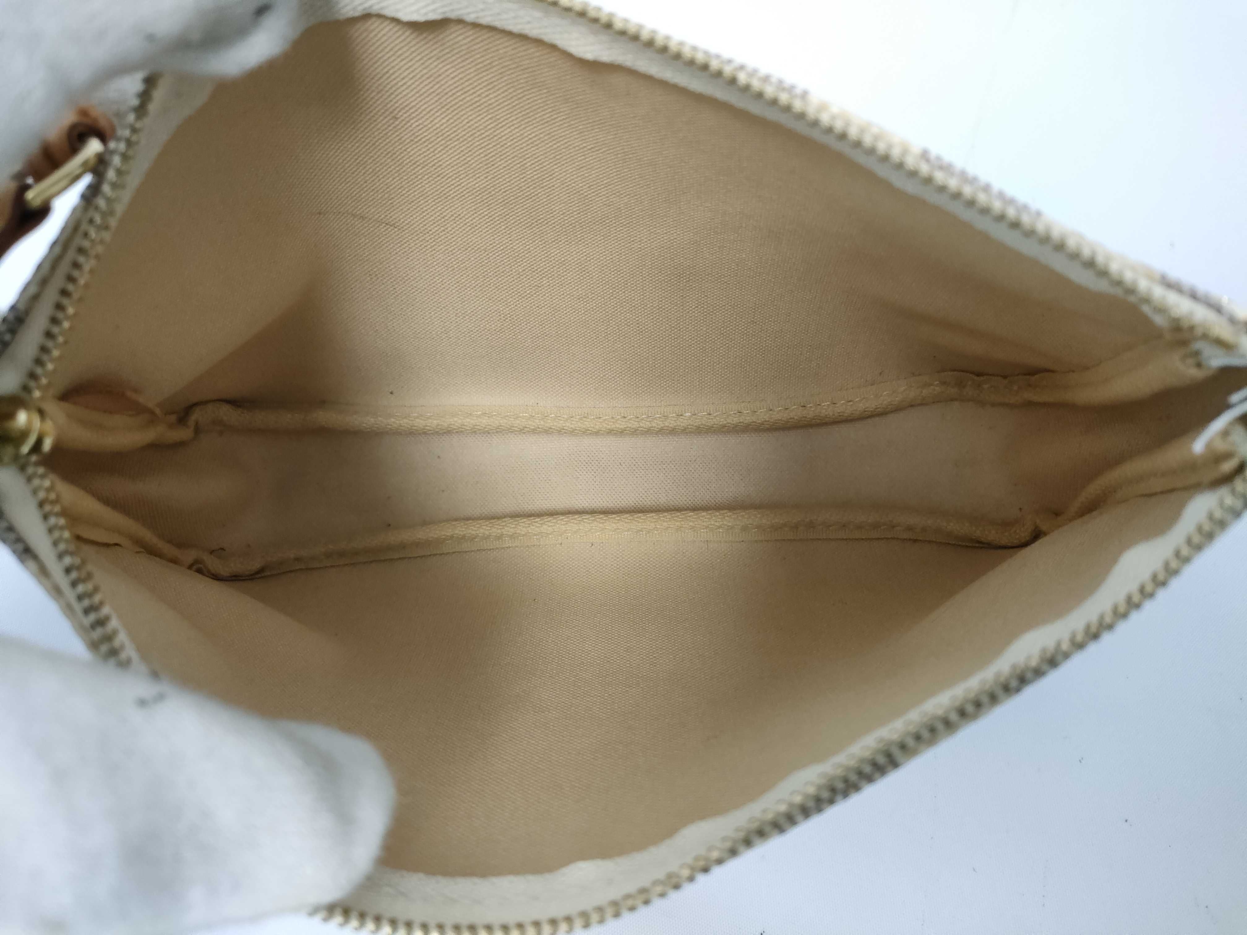 Damier Azur Louis Vuitton Accessories Azur White Pouch — view 10