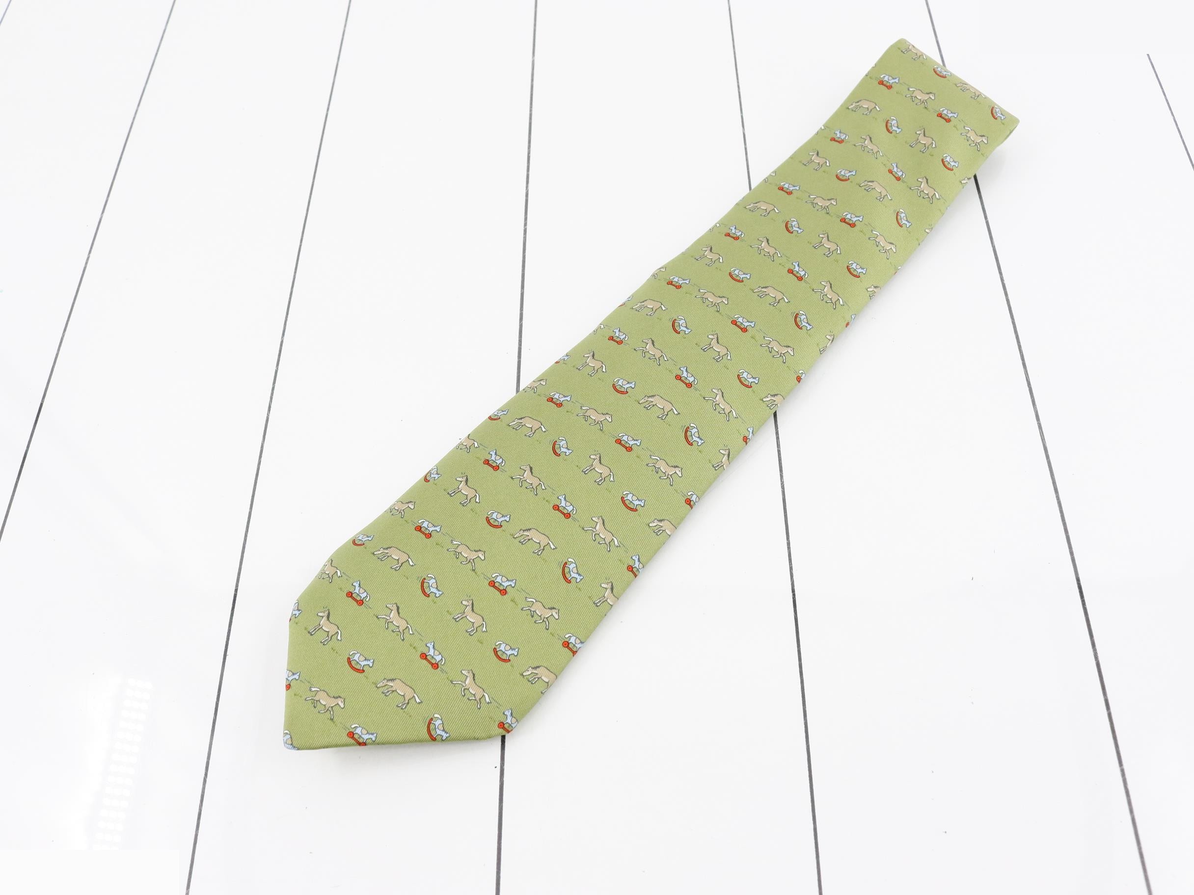 necktie, rocking horse