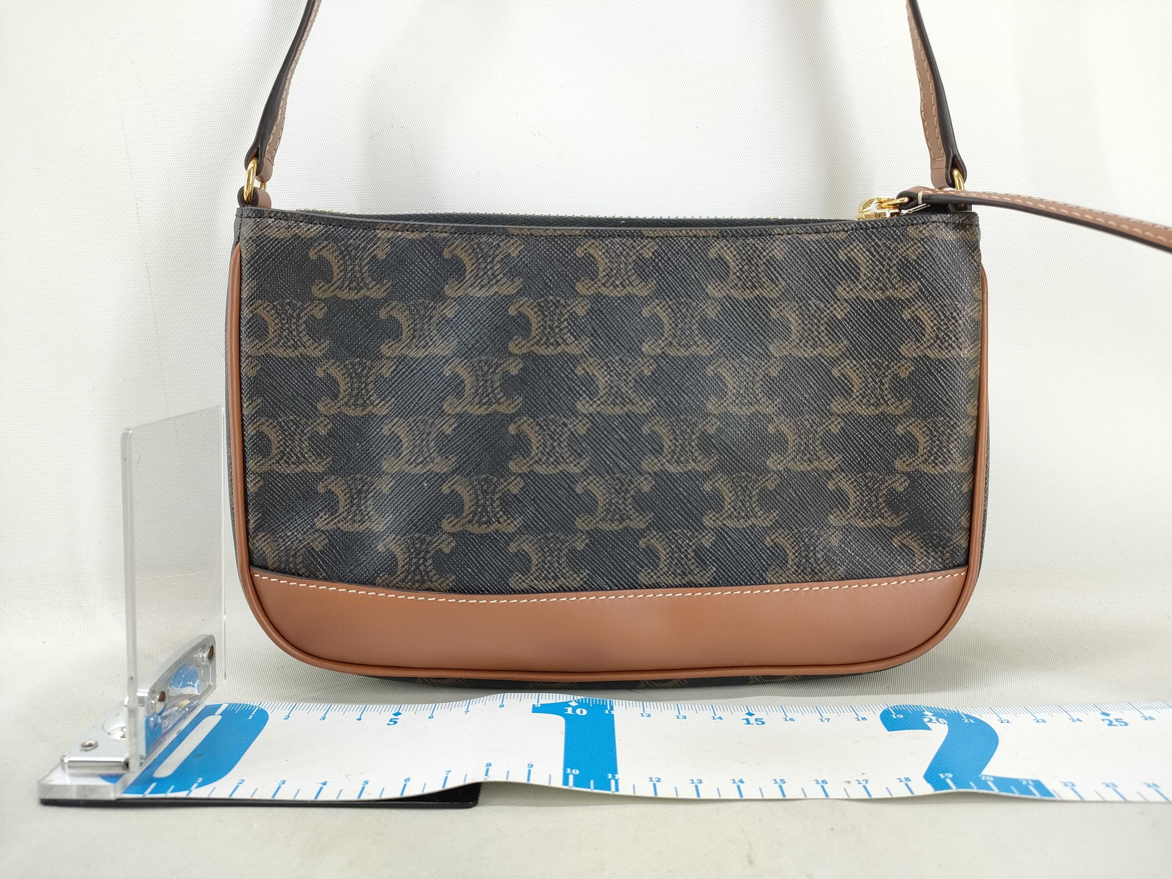 Triomphe Canvas Shoulder Bag — view 2