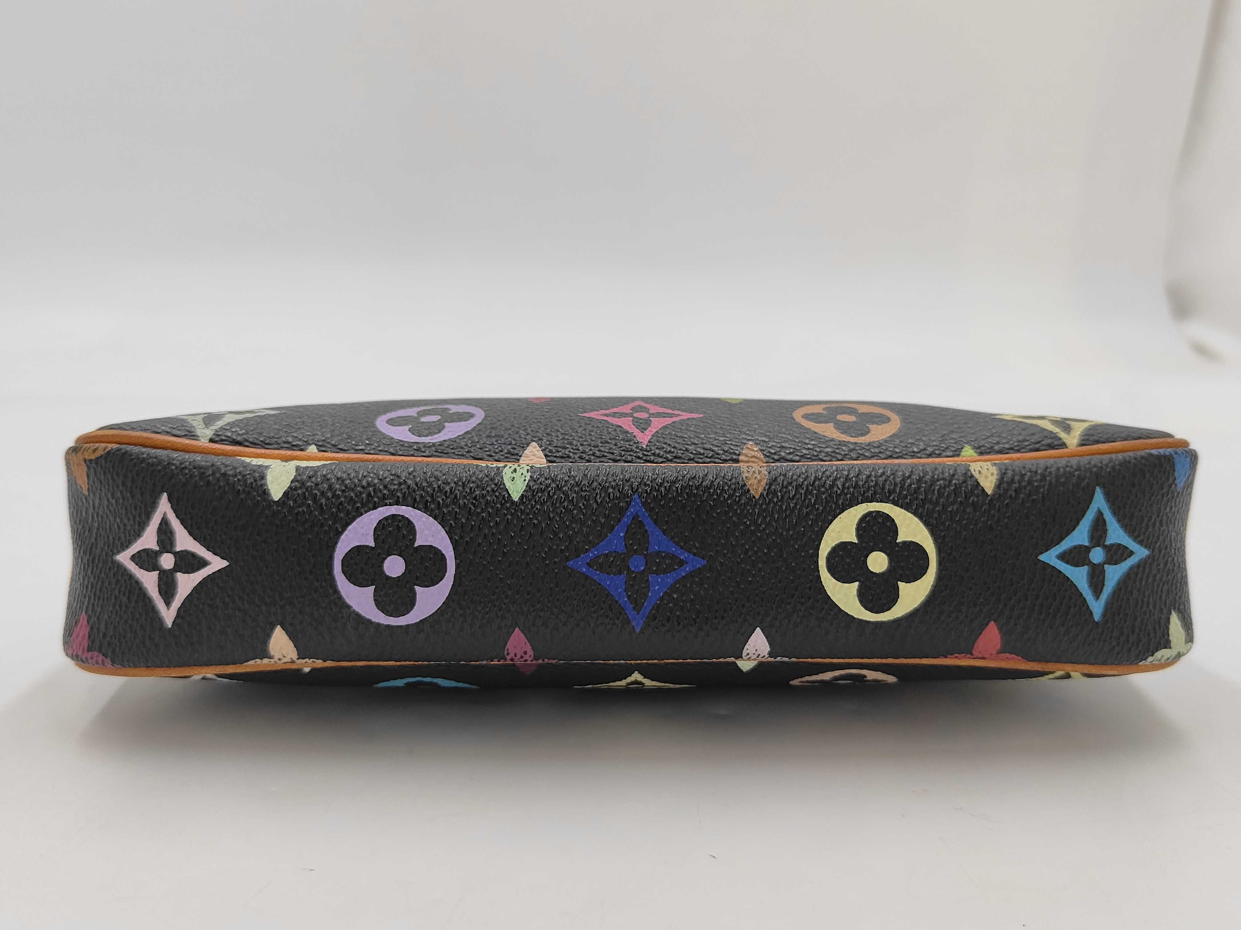 Multicolor Pochette Accessoires Black Pouch — view 3