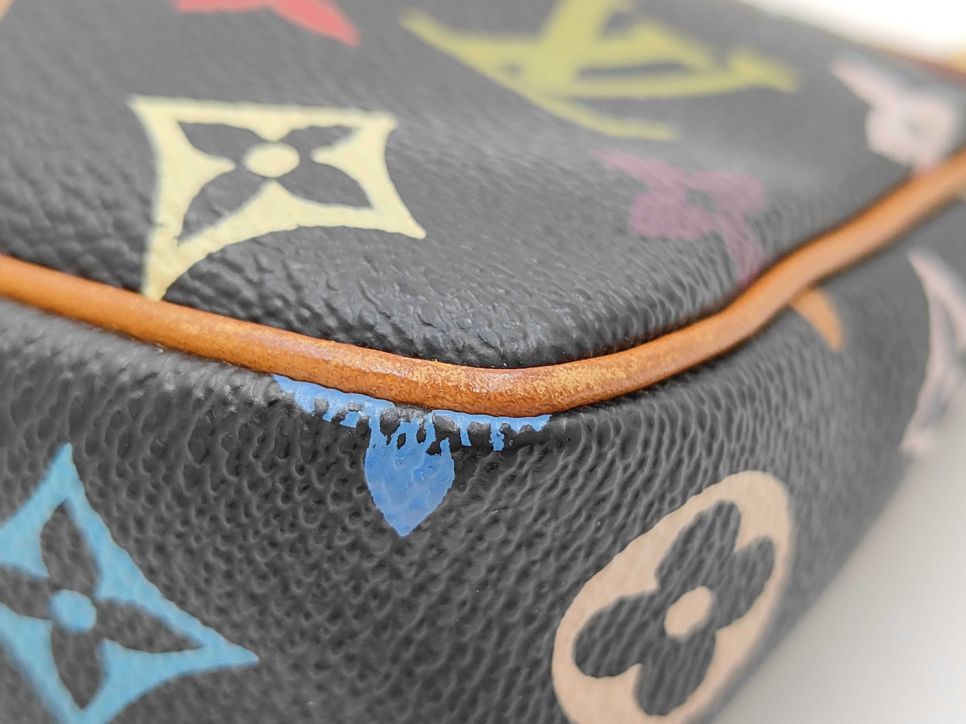 Multicolor Pochette Accessoires Black Pouch — view 4