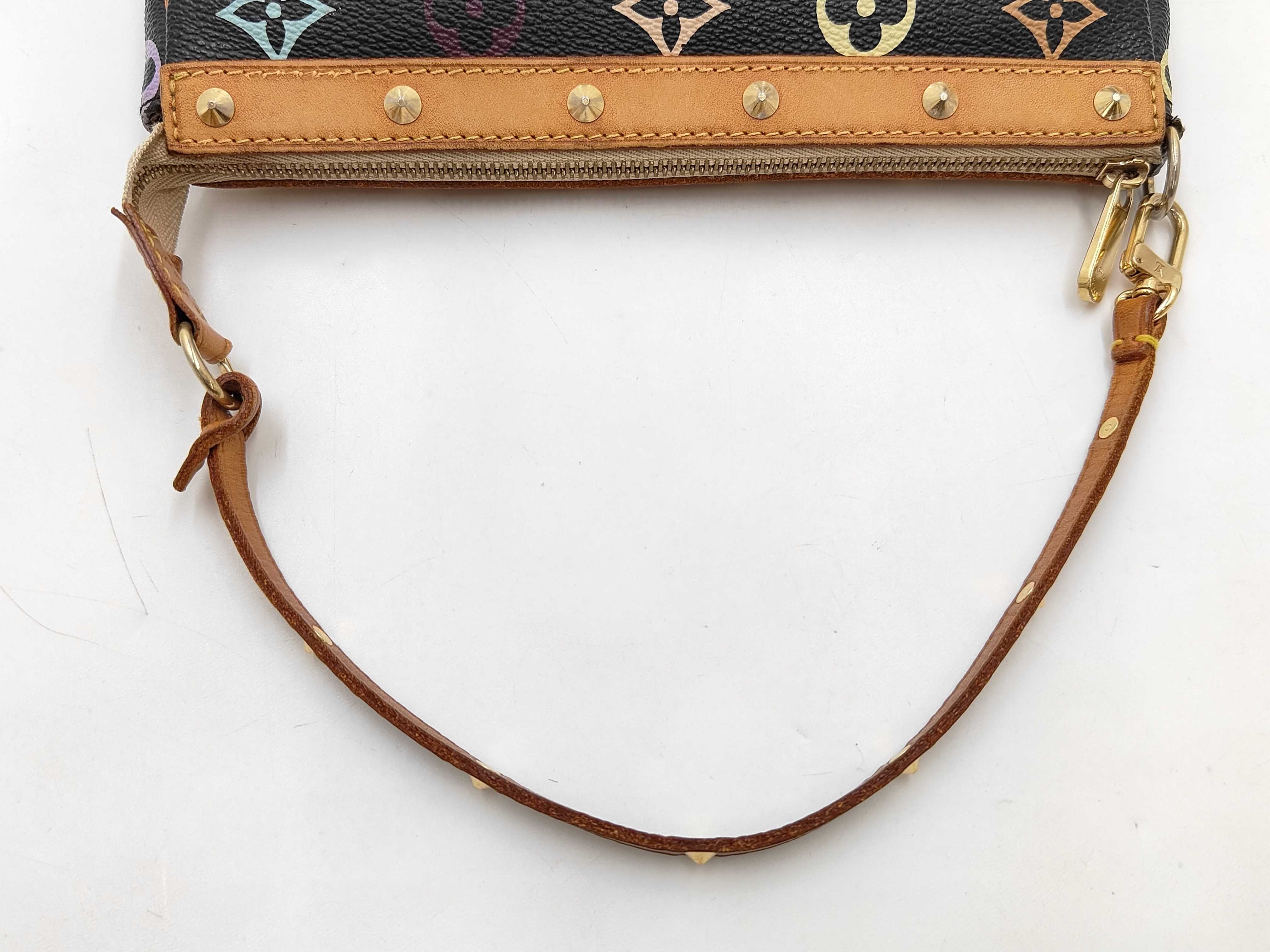 Multicolor Pochette Accessoires Black Pouch — view 5