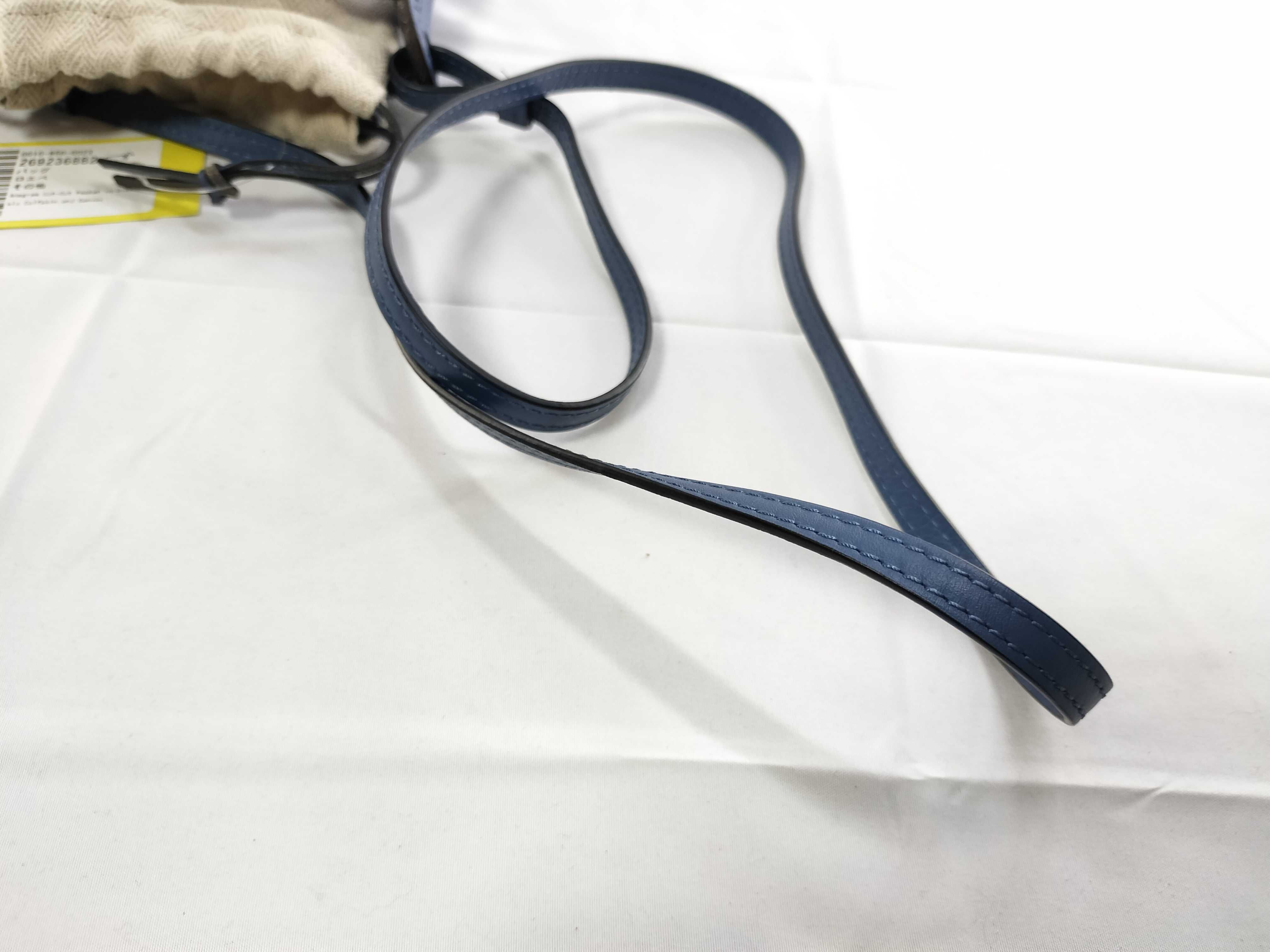 Anagram Cut-Out Pocket in Classic Calfskin and Canvas Shoulder Bag — view 3