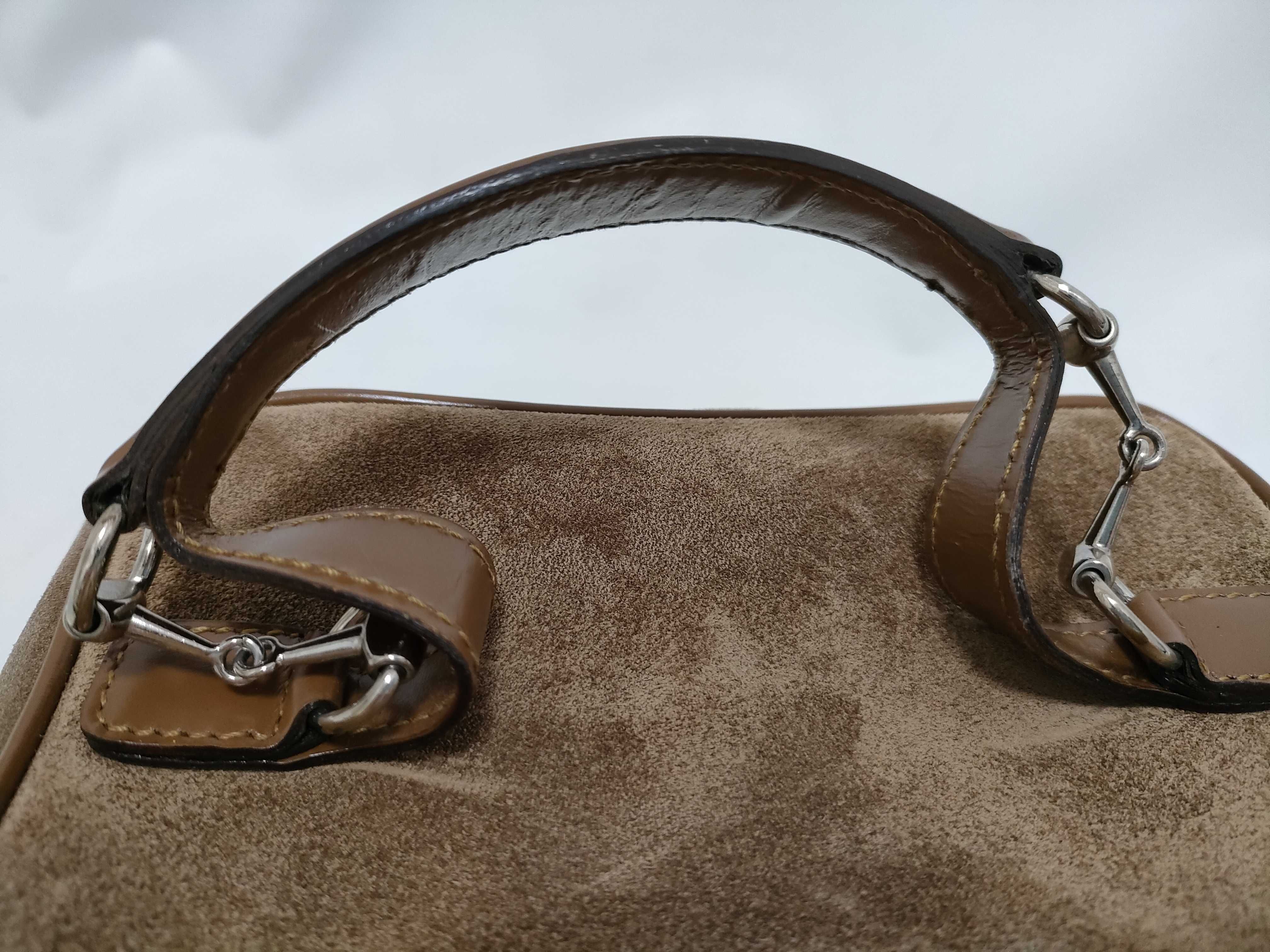 Horsebit Suede Vanity Bag — view 3