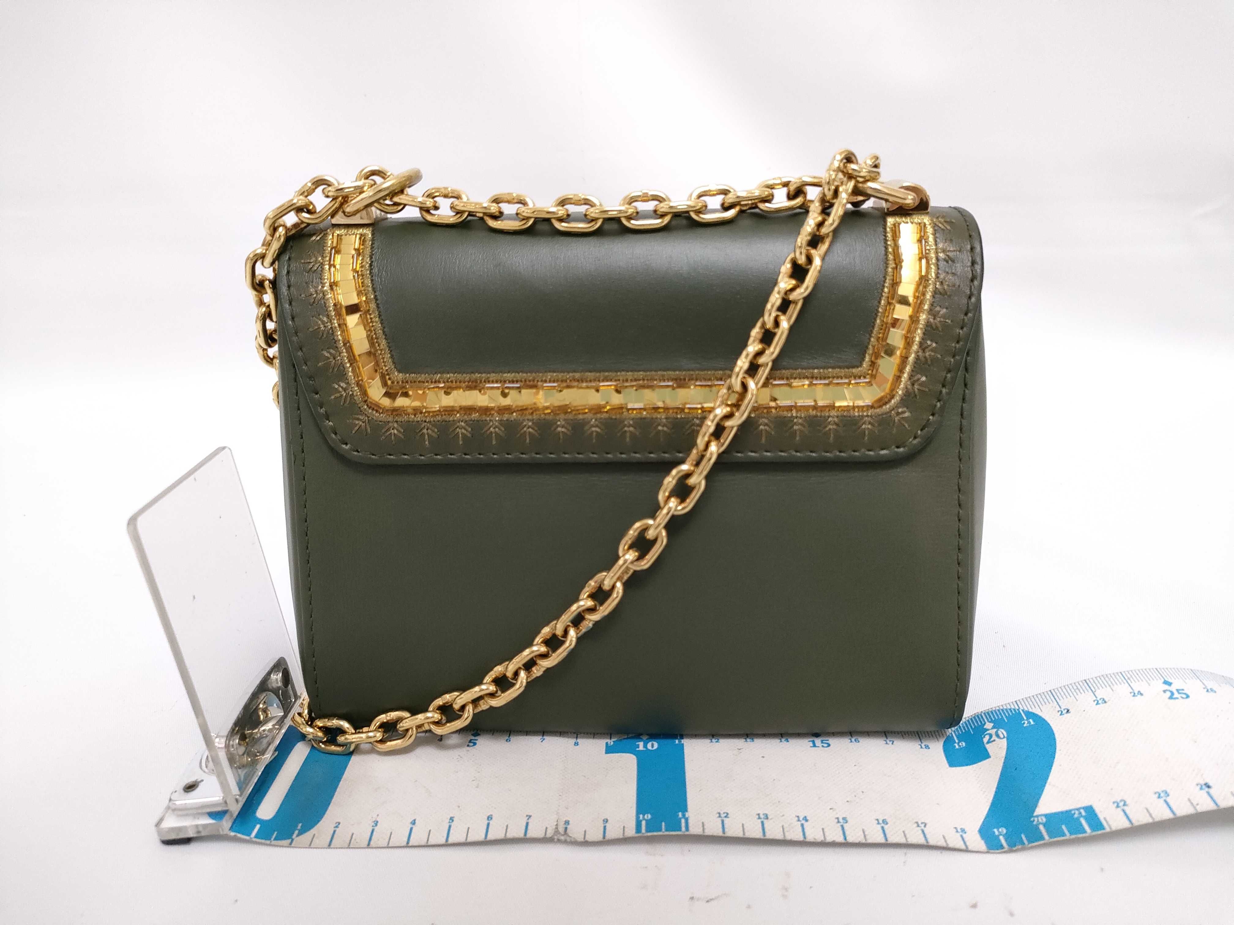 Monogram Louis Vuitton Twist PM Green Shoulder Bag — view 2