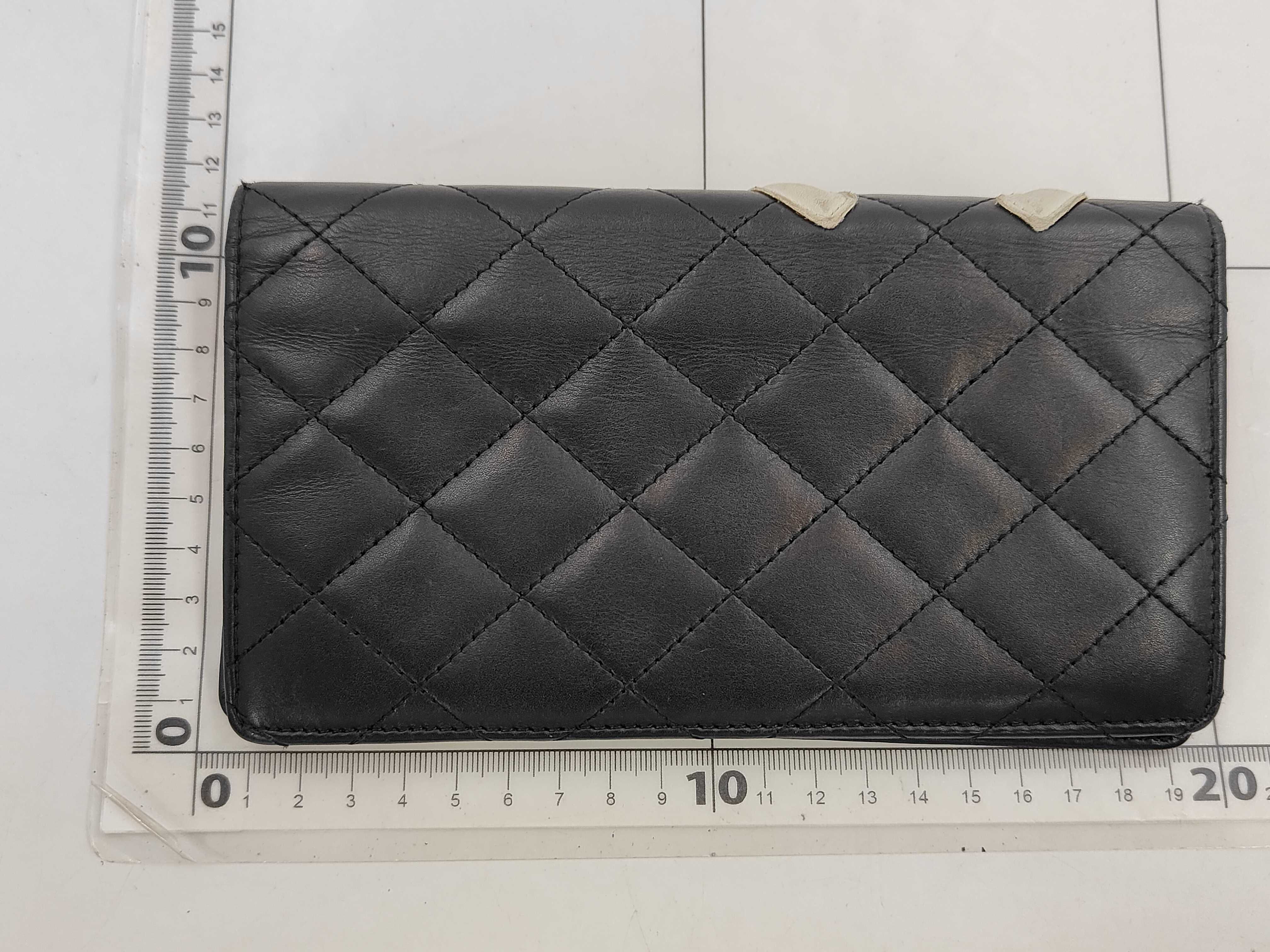 Cambon Long Wallet, Lambskin Leather, Silver Hardware, Black, 14593175 — view 2